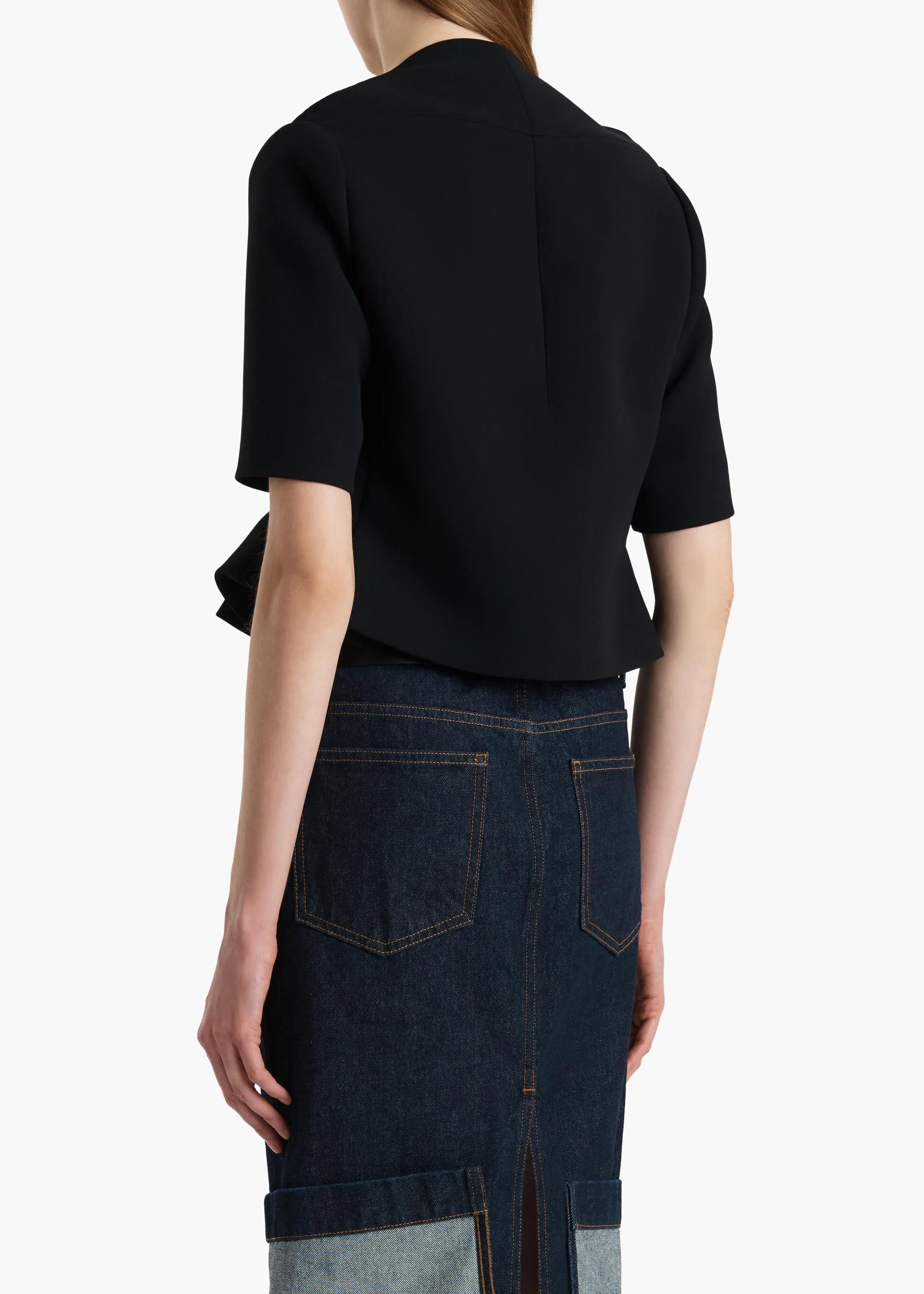 Franc Jacket in Black sold by KHAITE product image thumbnail 4