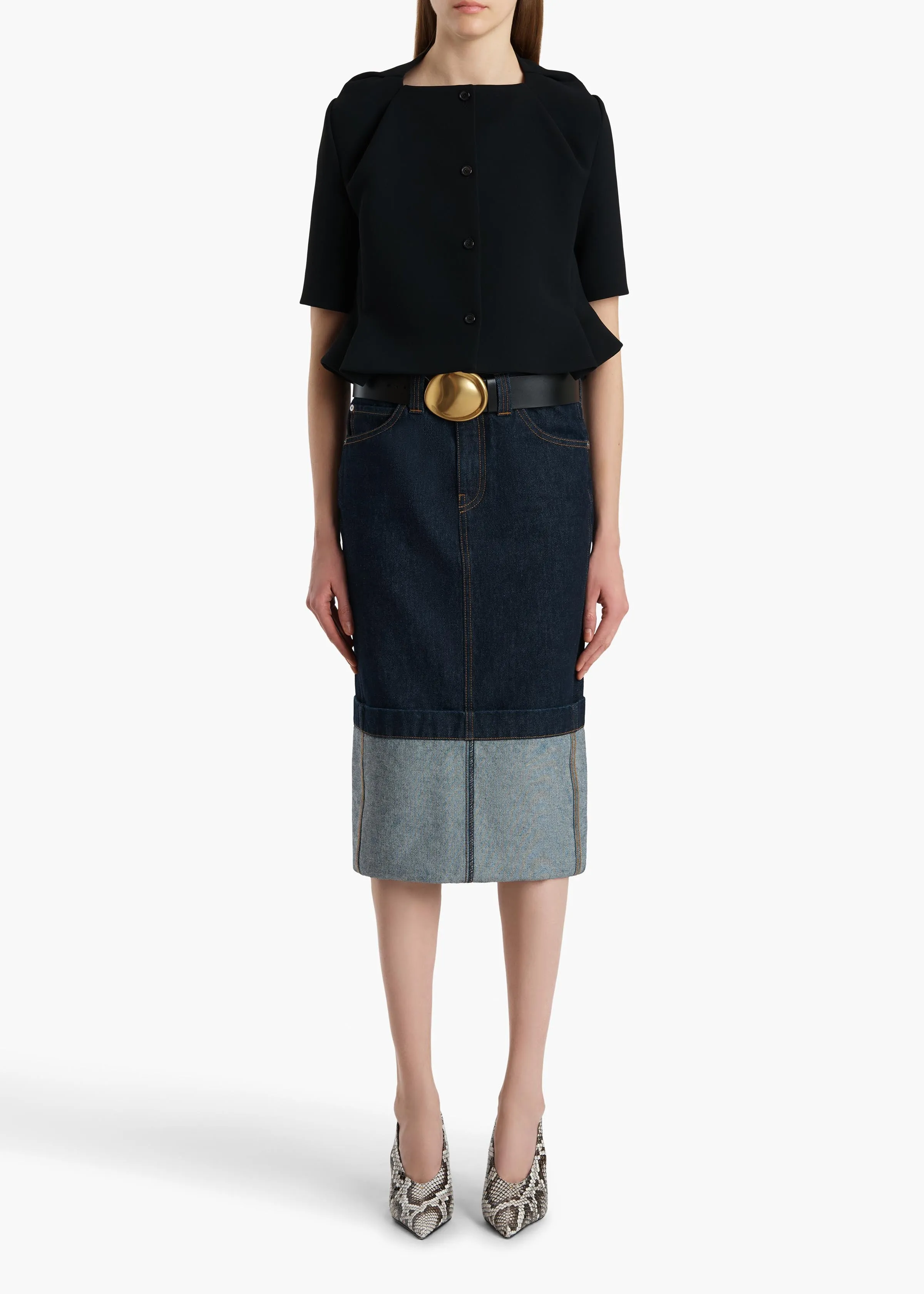 Franc Jacket in Black sold by KHAITE product image thumbnail 2