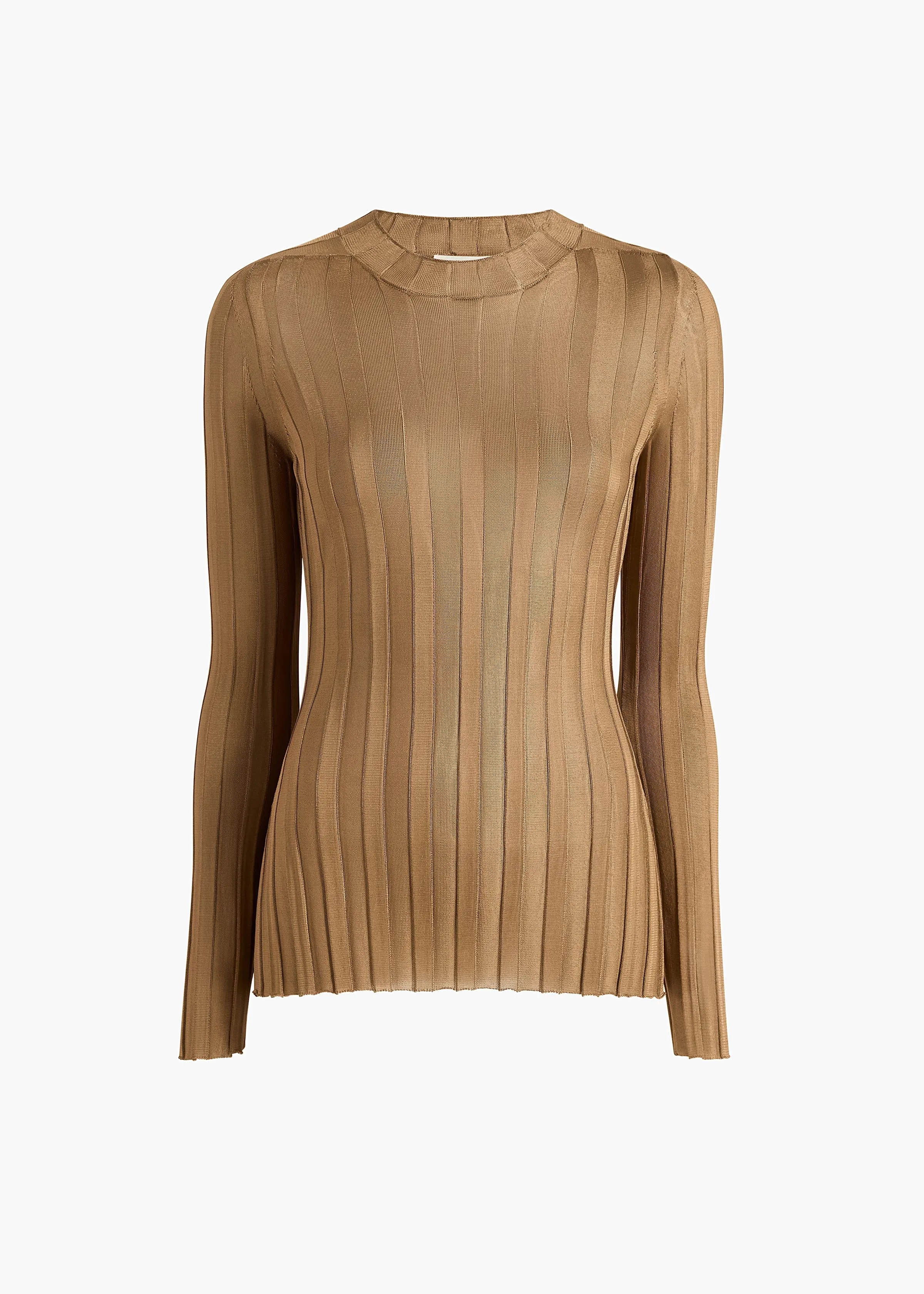 Cosette Top in Carob sold by KHAITE