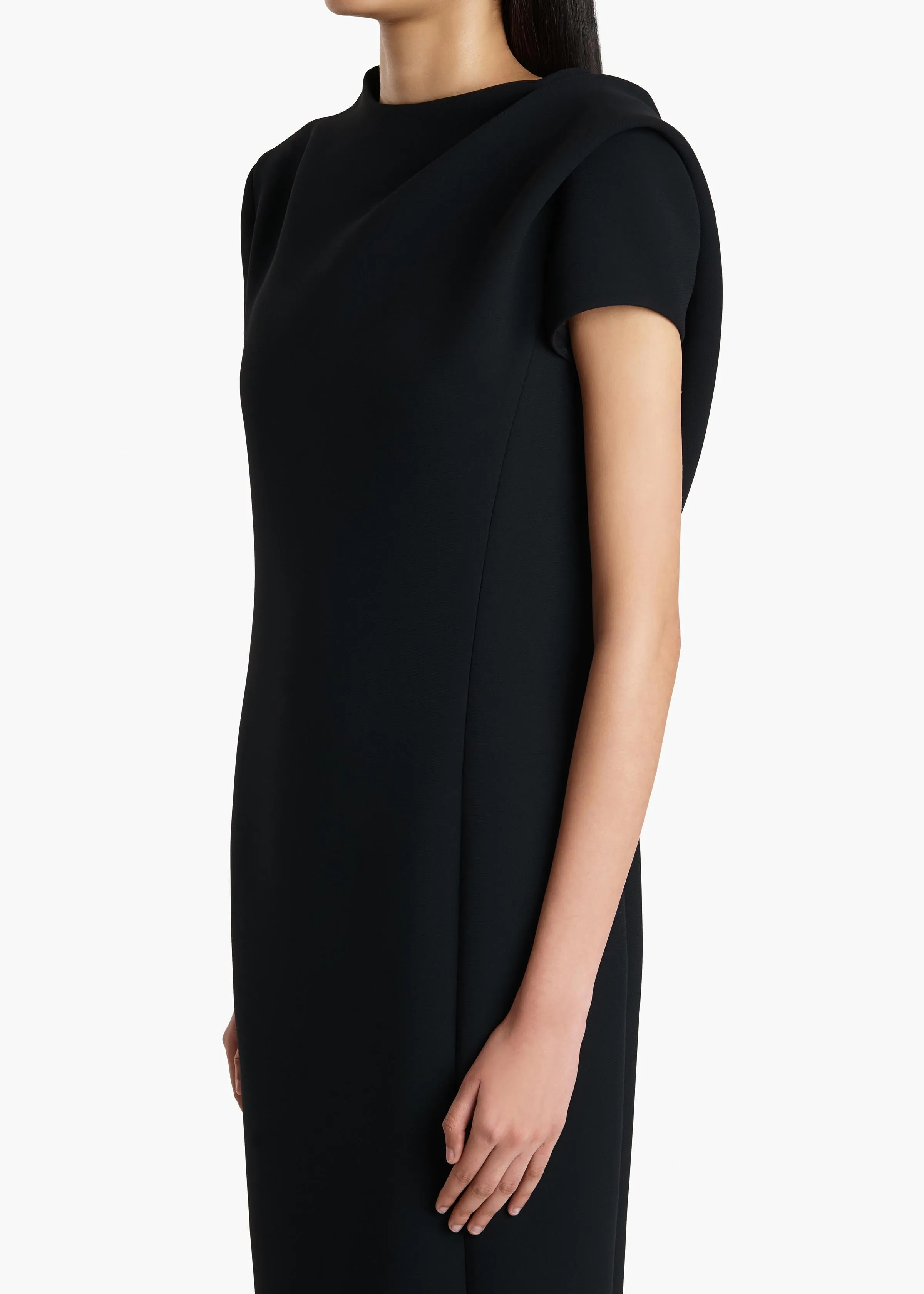 Iryl Dress in Black sold by KHAITE product image thumbnail 5