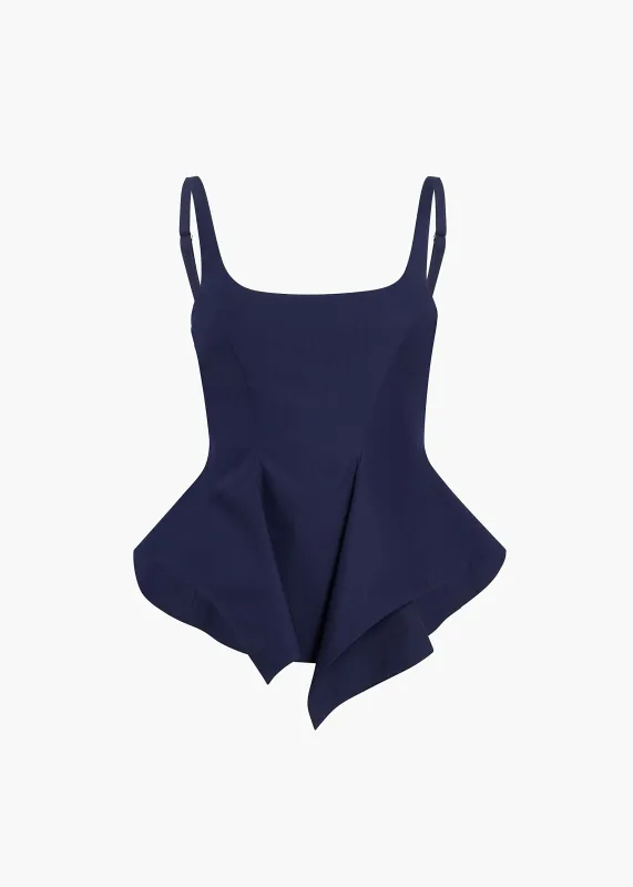 Loa Top in Marine sold by KHAITE