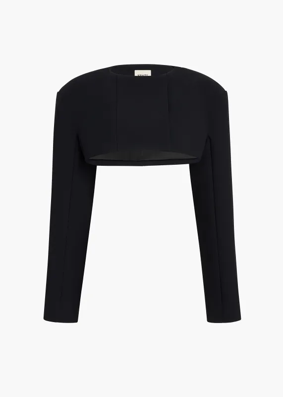 Fenla Jacket in Black sold by KHAITE