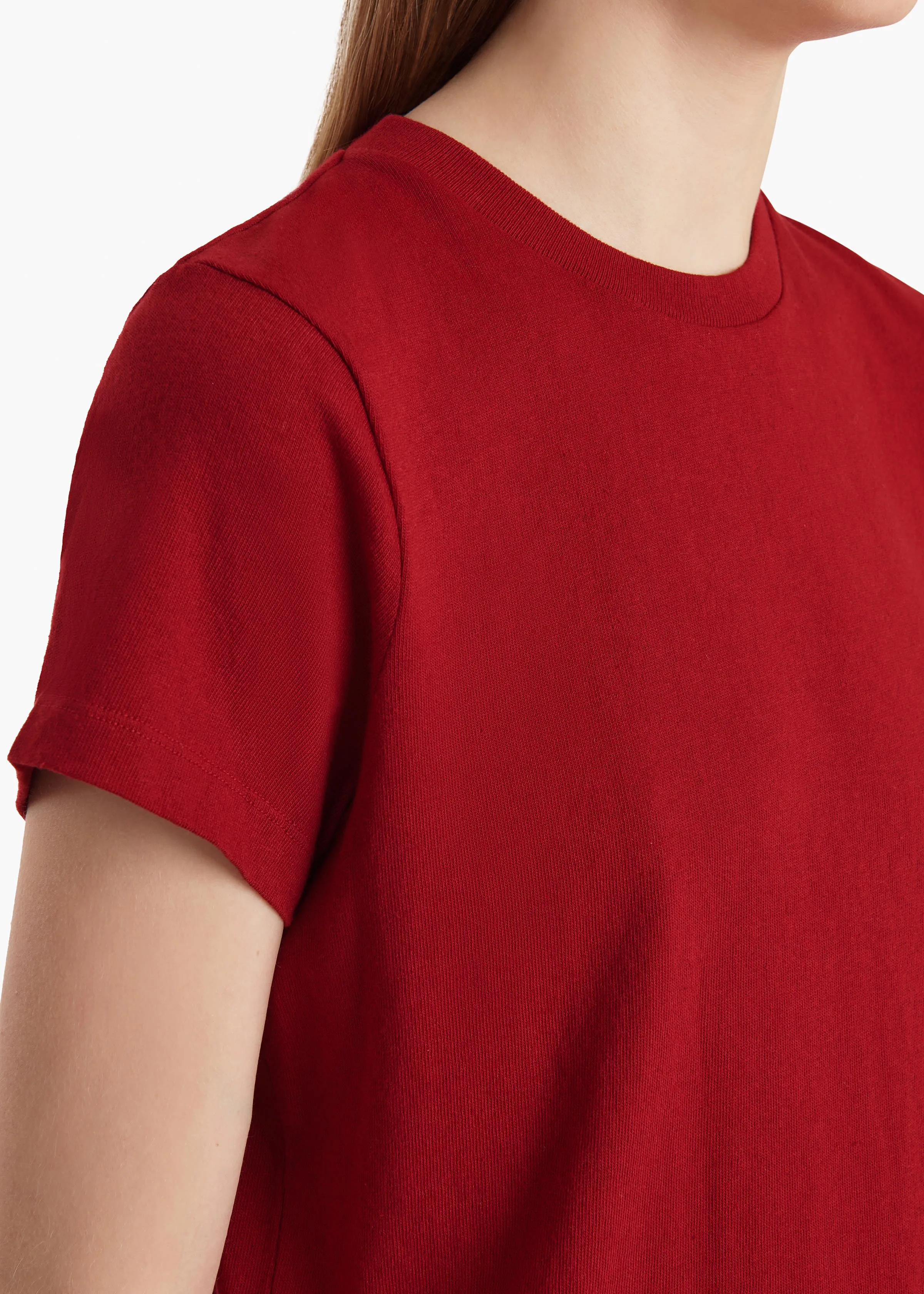 Emmylou T-Shirt in Crimson sold by KHAITE product image thumbnail 5