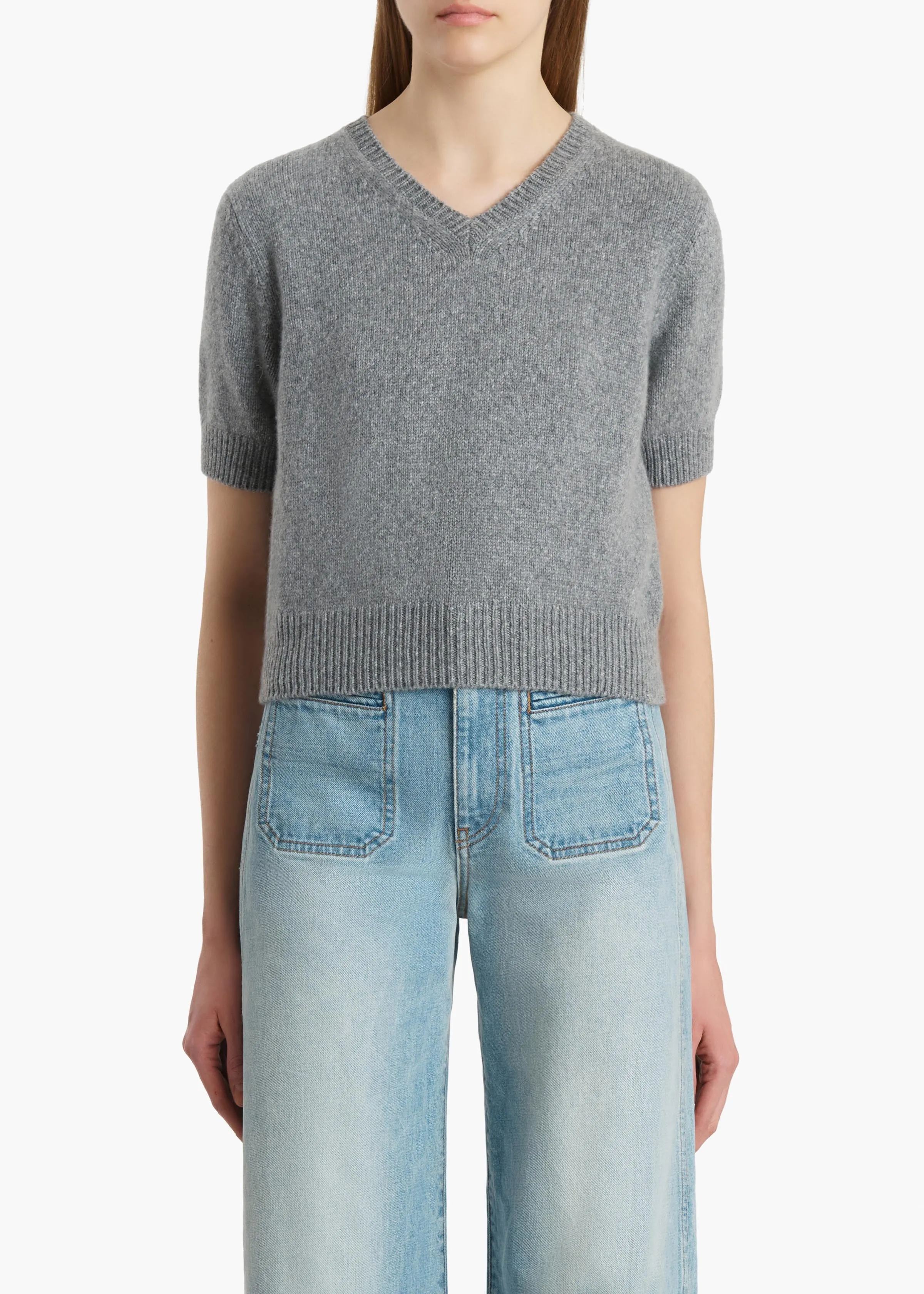 Jas Sweater in Fog sold by KHAITE product image thumbnail 3
