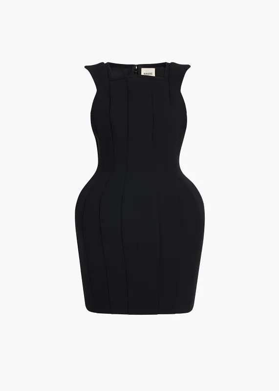 Dan Dress in Black made by KHAITE