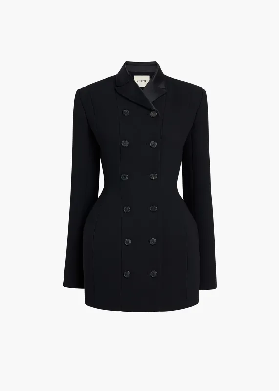 Dalen Jacket in Black made by KHAITE