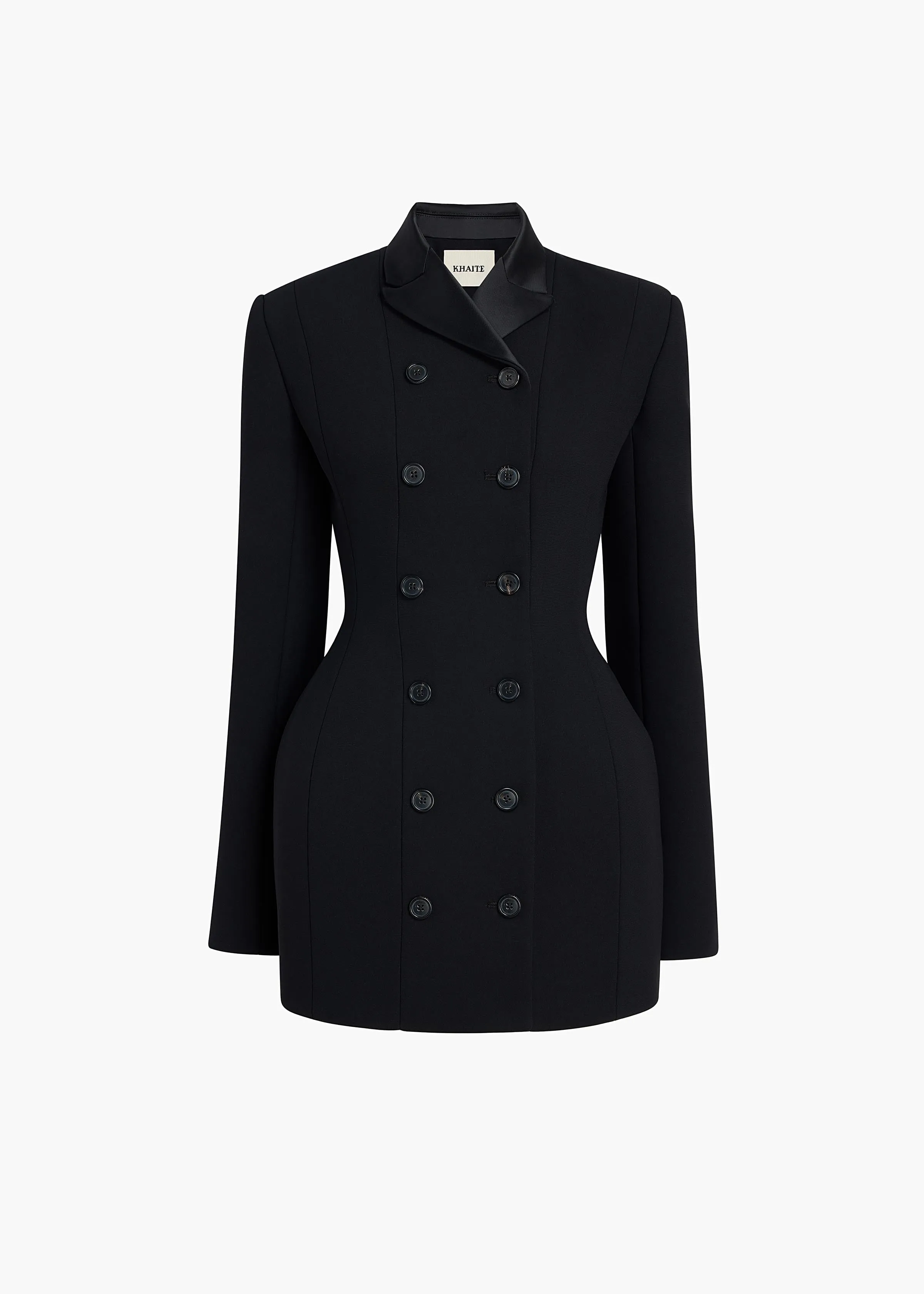 Dalen Jacket in Black sold by KHAITE