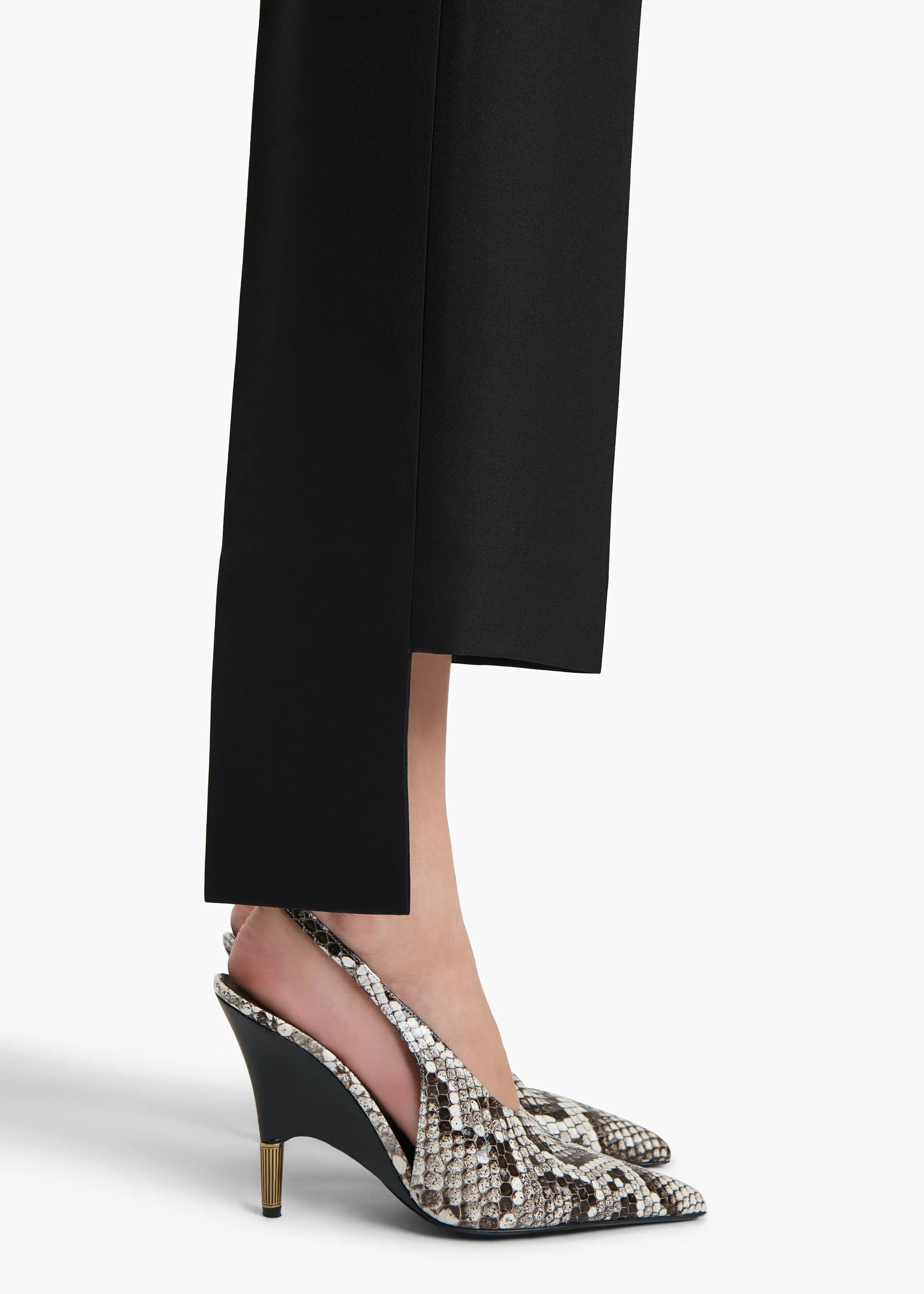 Rae Pant in Black Wool Silk sold by KHAITE product image thumbnail 5