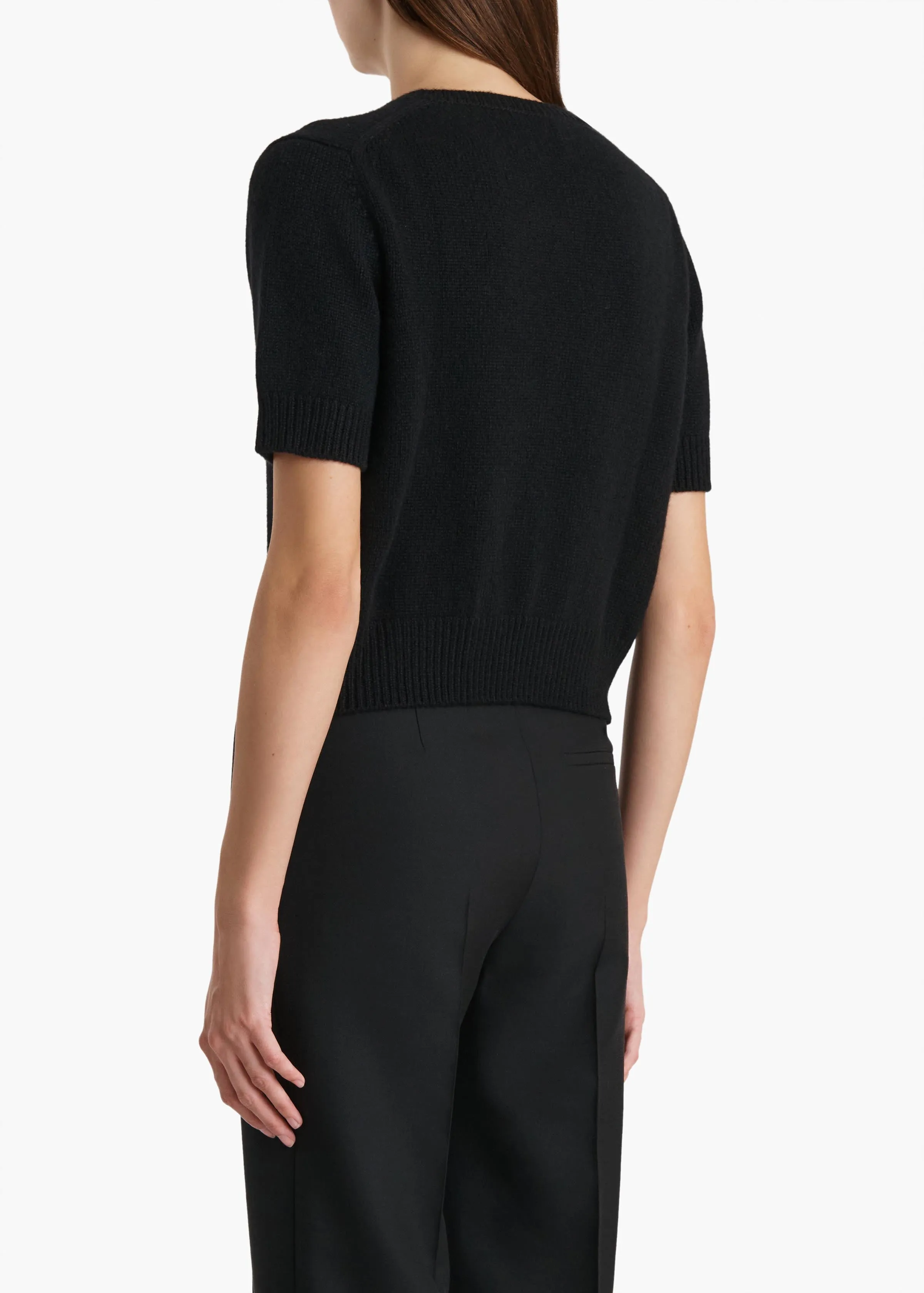 Jas Sweater in Black sold by KHAITE product image thumbnail 4
