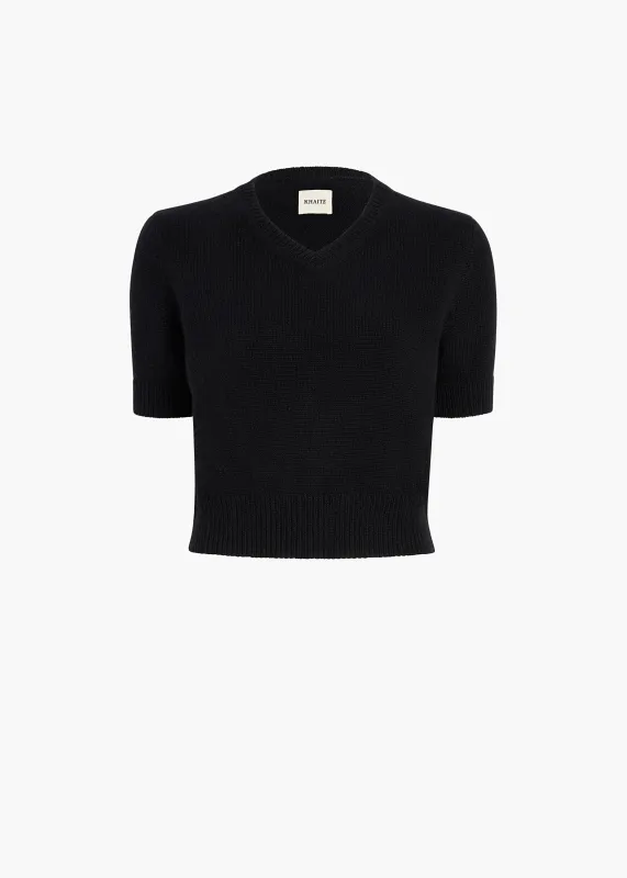 Jas Sweater in Black sold by KHAITE