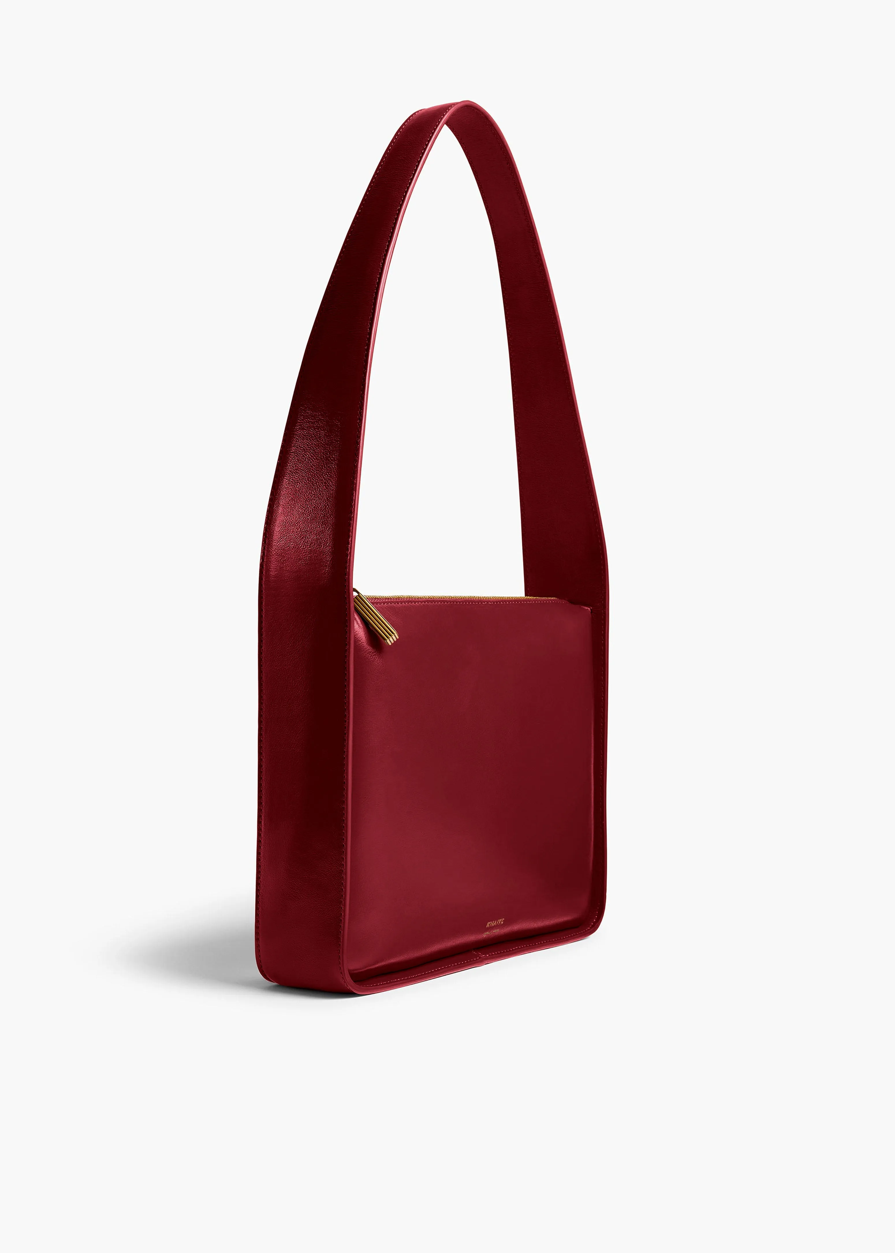 Lori Squared Bag in Oxblood Crackle Patent Leather sold by KHAITE product image thumbnail 2