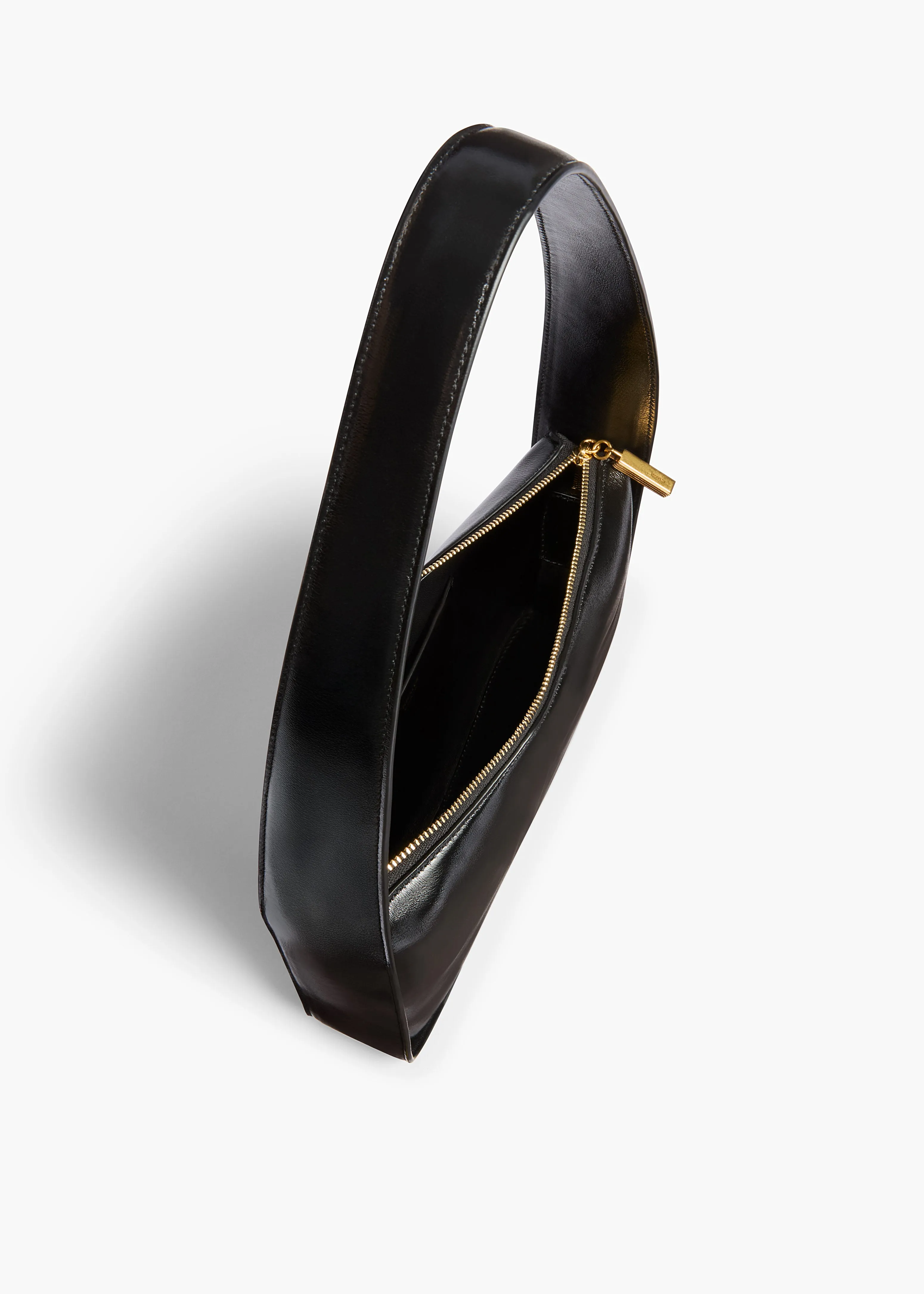 Lori Squared Bag in Black Crackle Patent Leather sold by KHAITE product image thumbnail 3