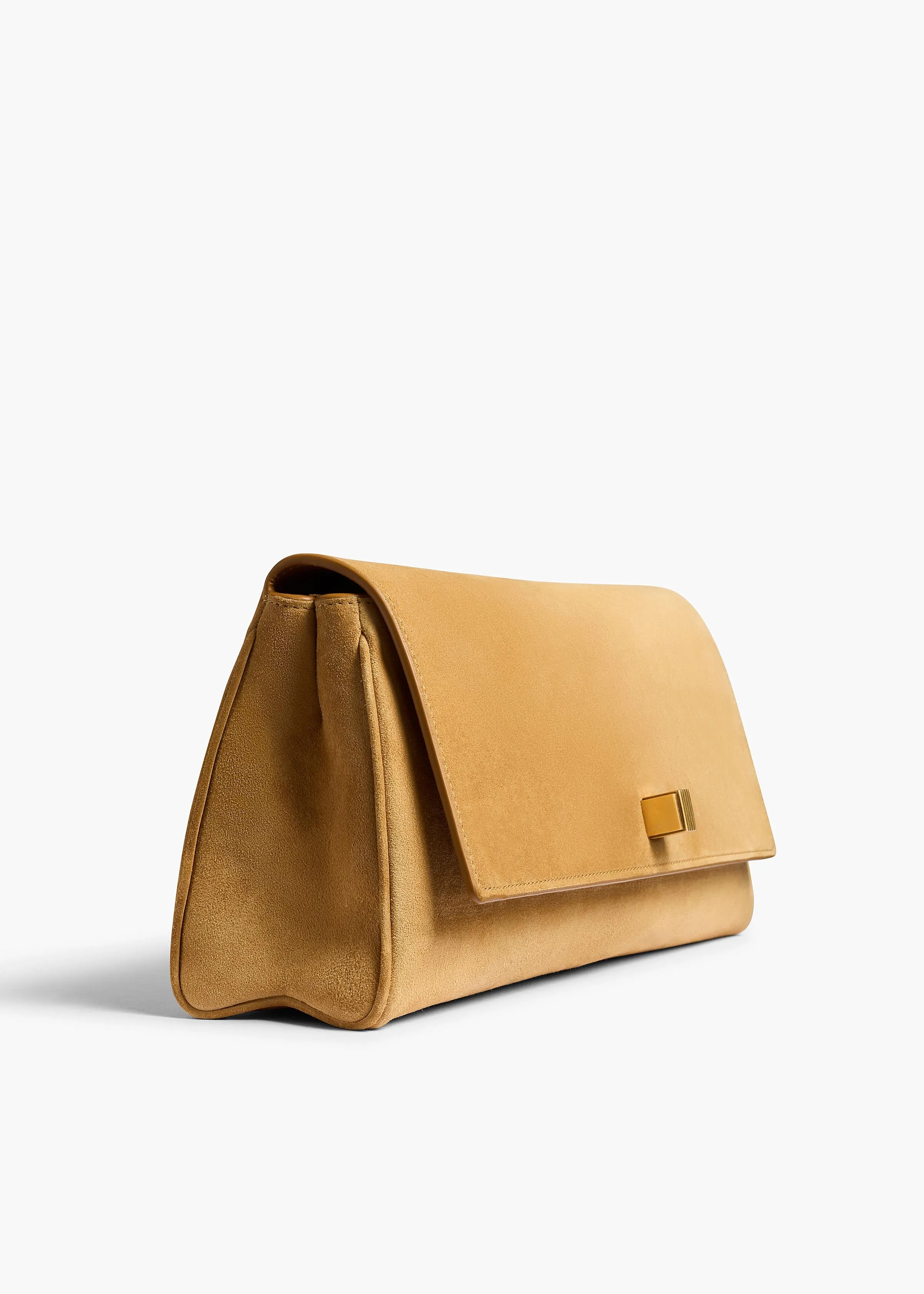 Audrey Clutch in Goldenrod Suede sold by KHAITE product image thumbnail 4