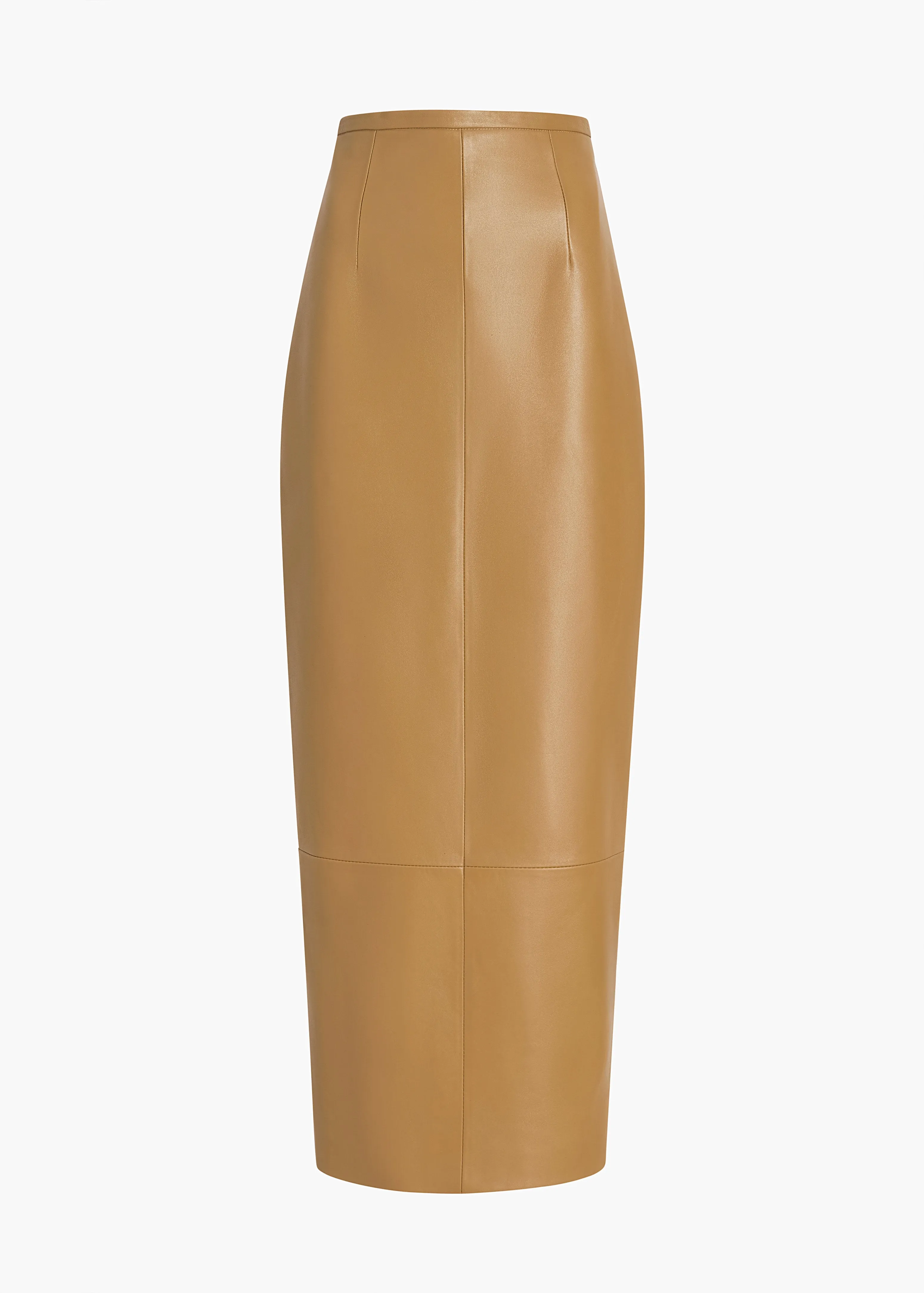 Winton Skirt in Golden Ochre sold by KHAITE
