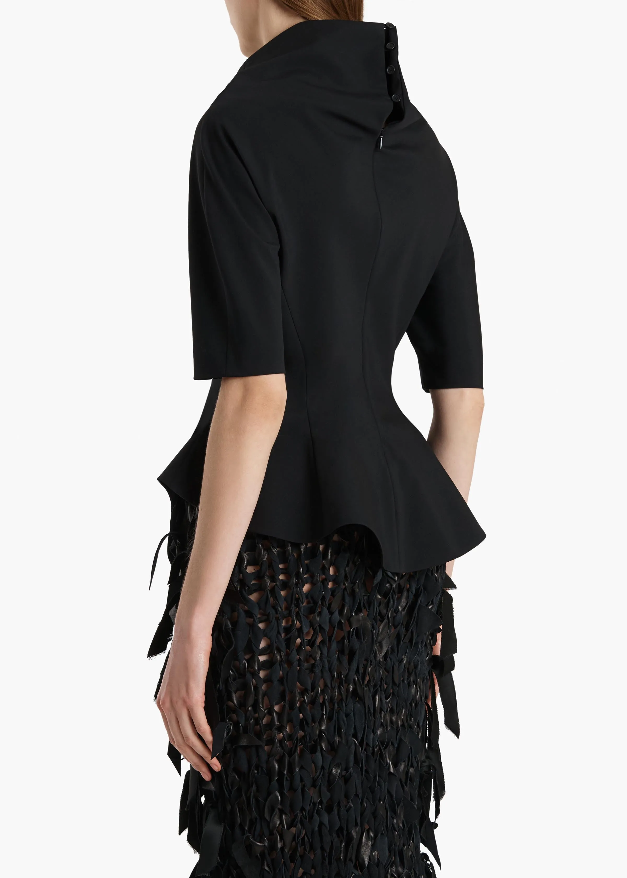 Pippa Top in Black sold by KHAITE product image thumbnail 4