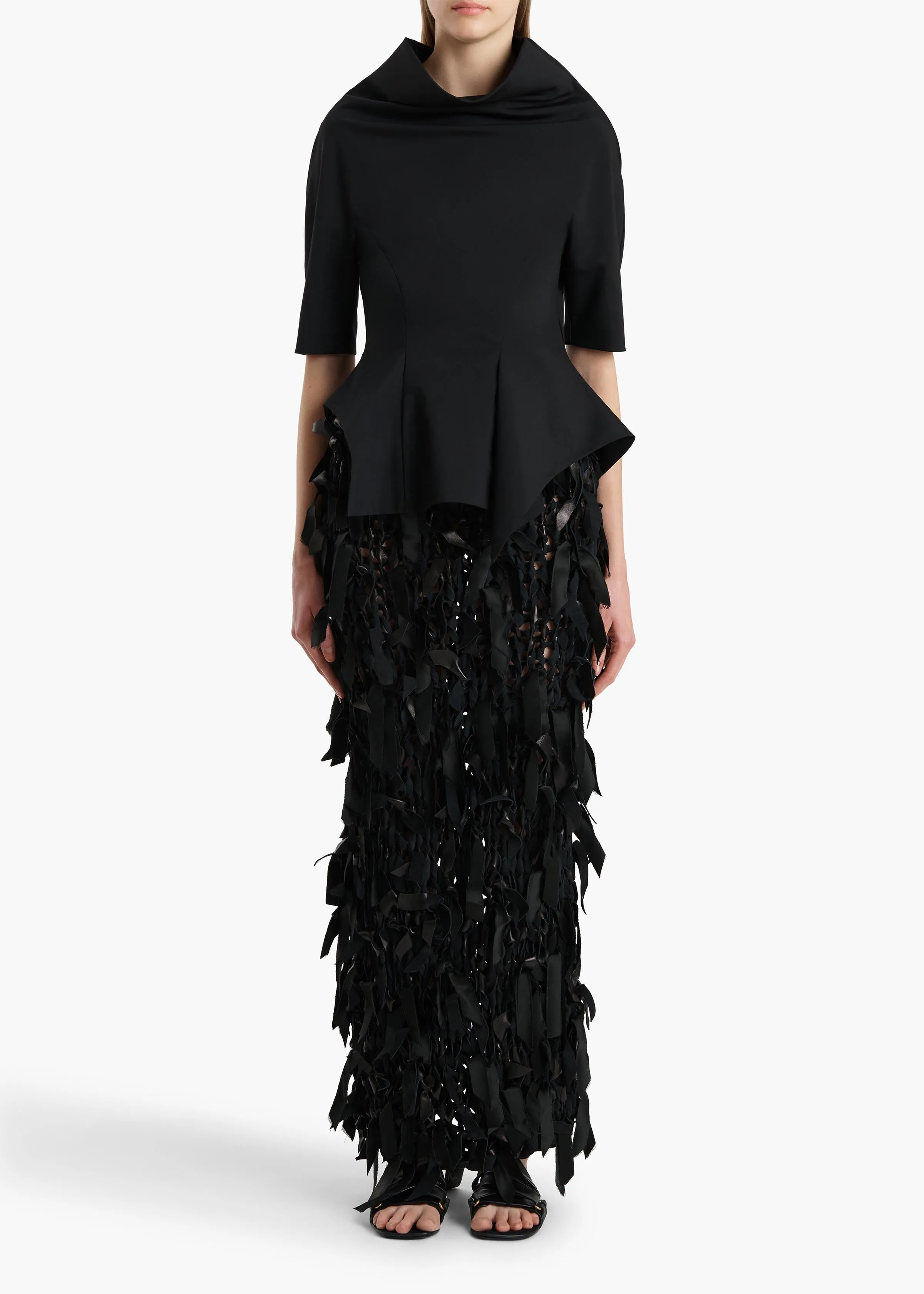 Pippa Top in Black sold by KHAITE product image thumbnail 2