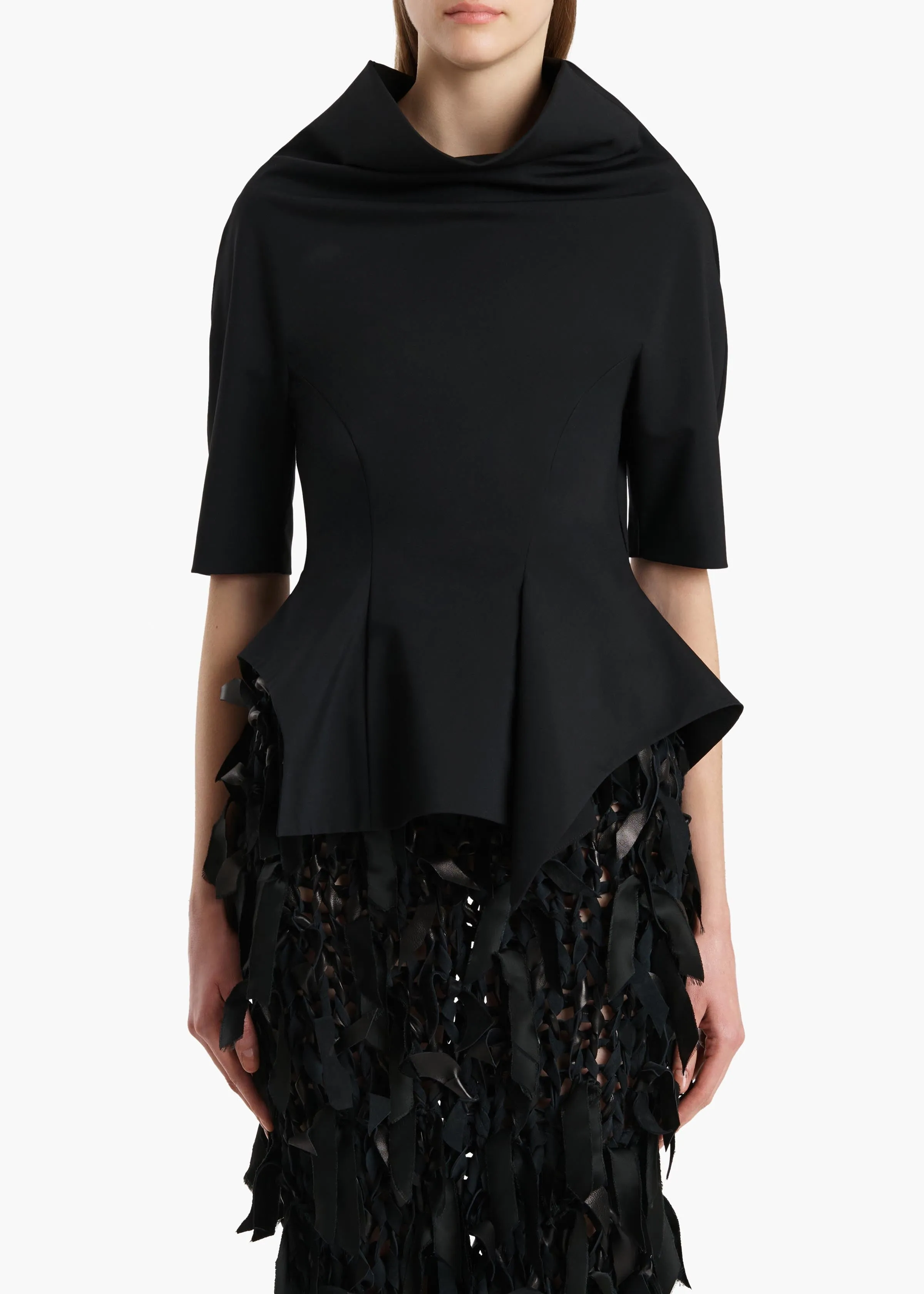 Pippa Top in Black sold by KHAITE product image thumbnail 3