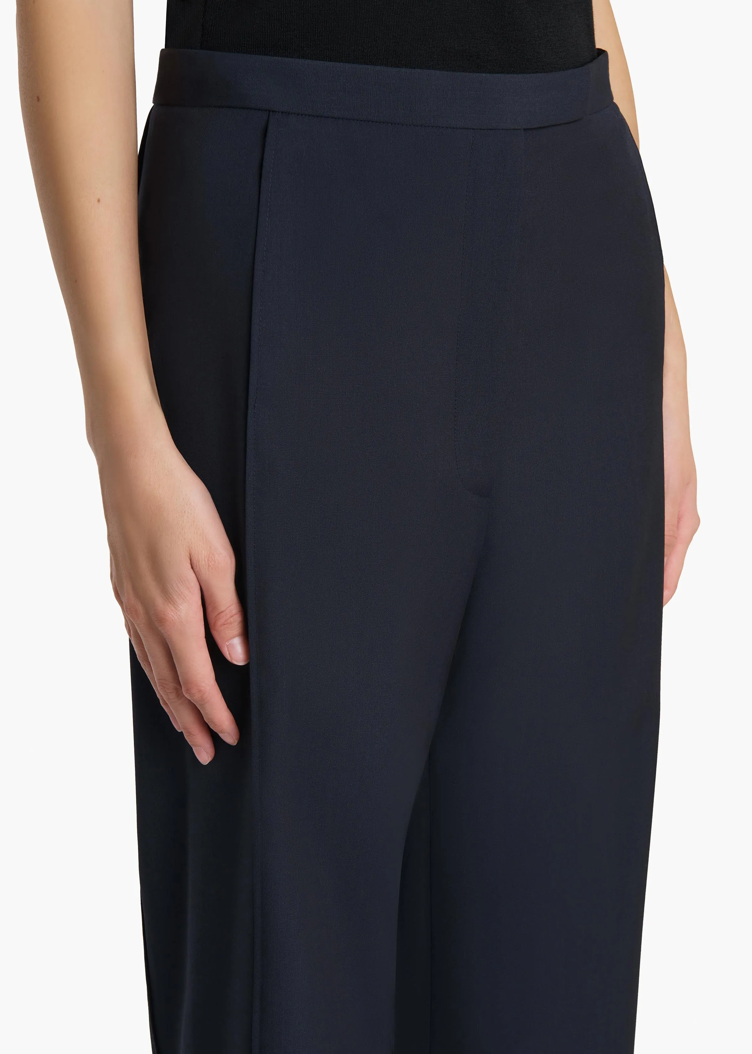 Borden Pant in Dark Navy sold by KHAITE product image thumbnail 5