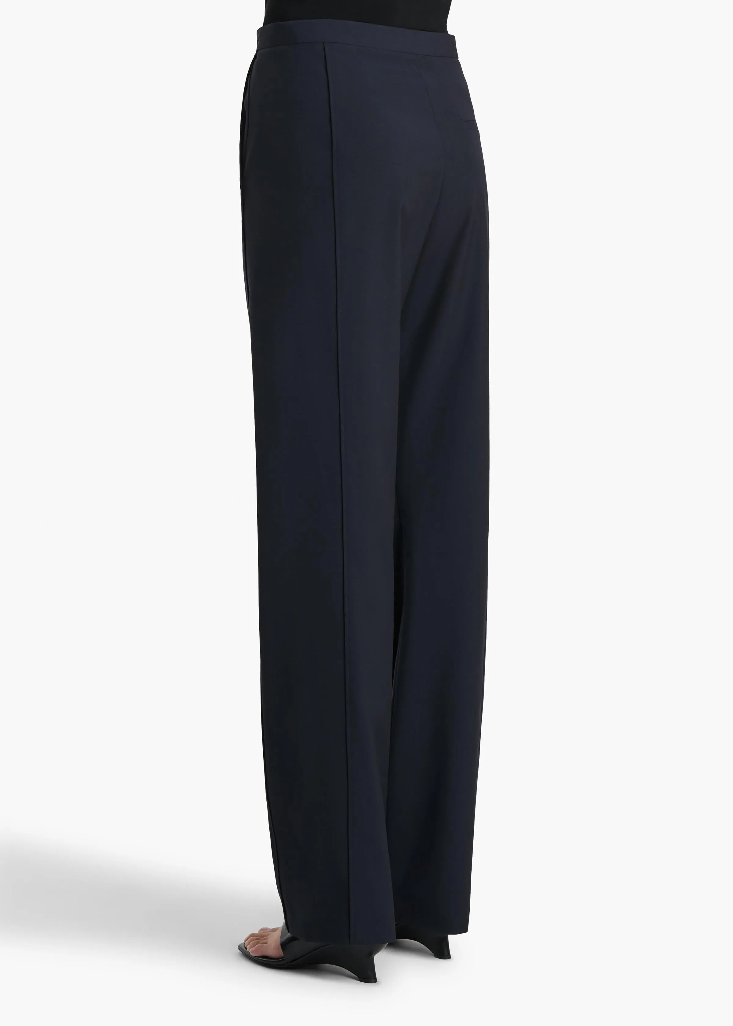 Borden Pant in Dark Navy sold by KHAITE product image thumbnail 4