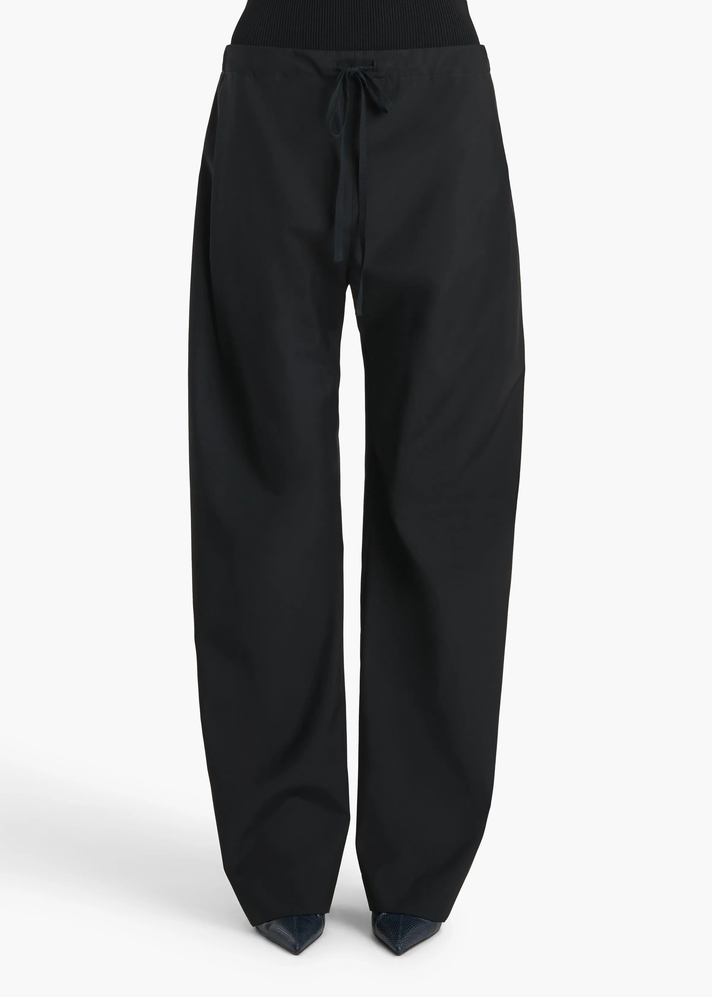 Rohen Pant in Black Tropical Wool sold by KHAITE product image thumbnail 3