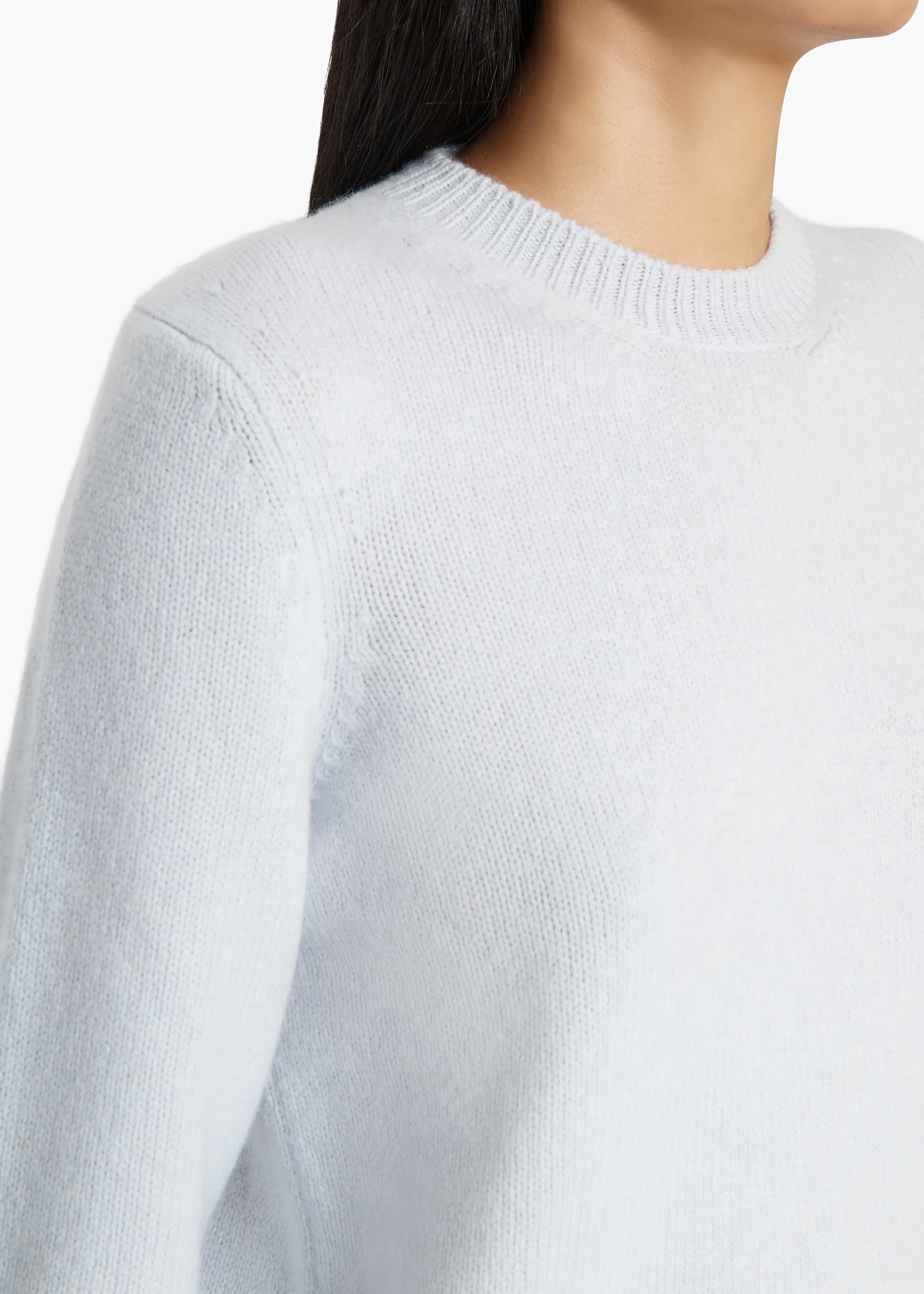 Leta Sweater in Ice Blue sold by KHAITE product image thumbnail 5