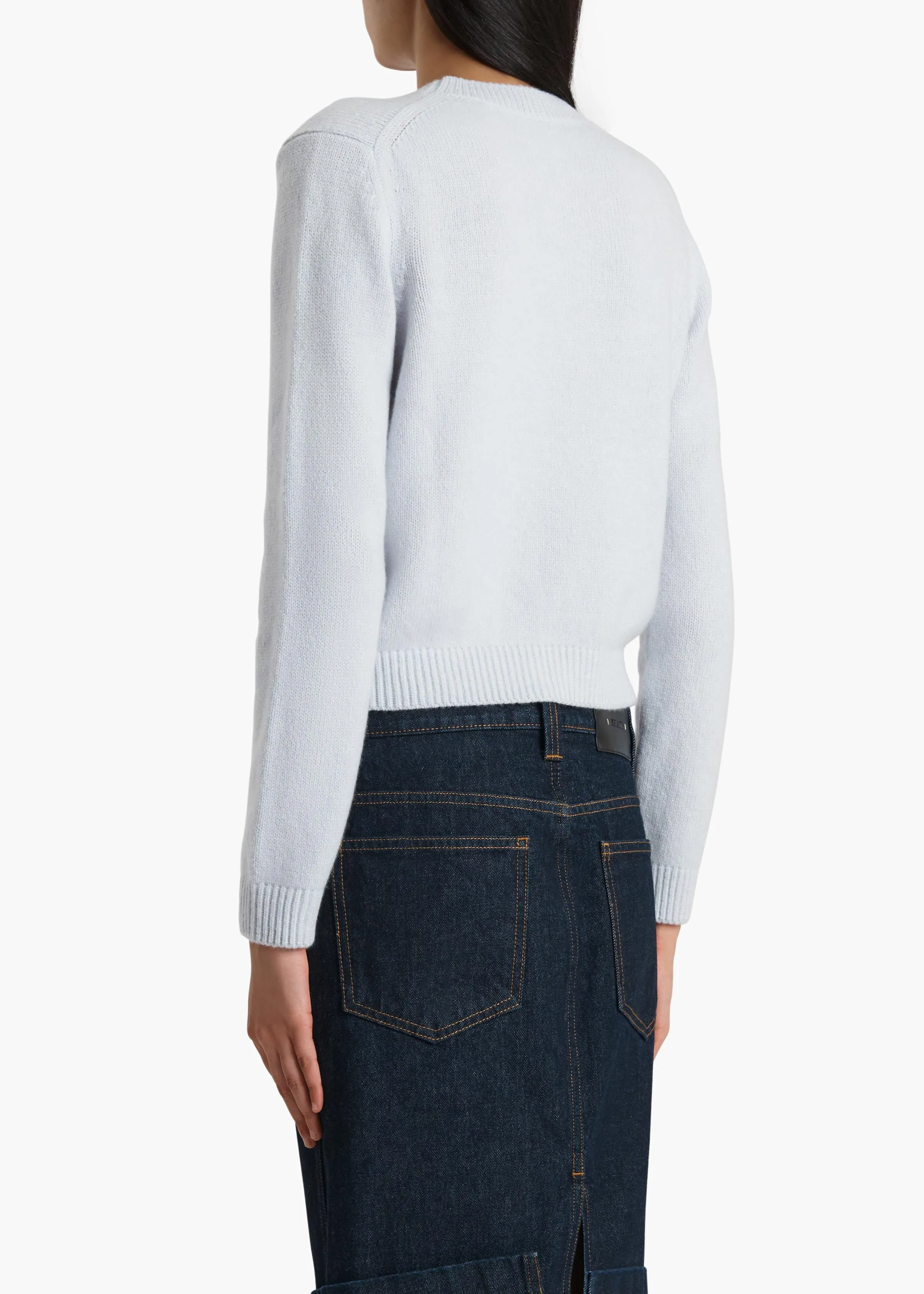 Leta Sweater in Ice Blue sold by KHAITE product image thumbnail 4