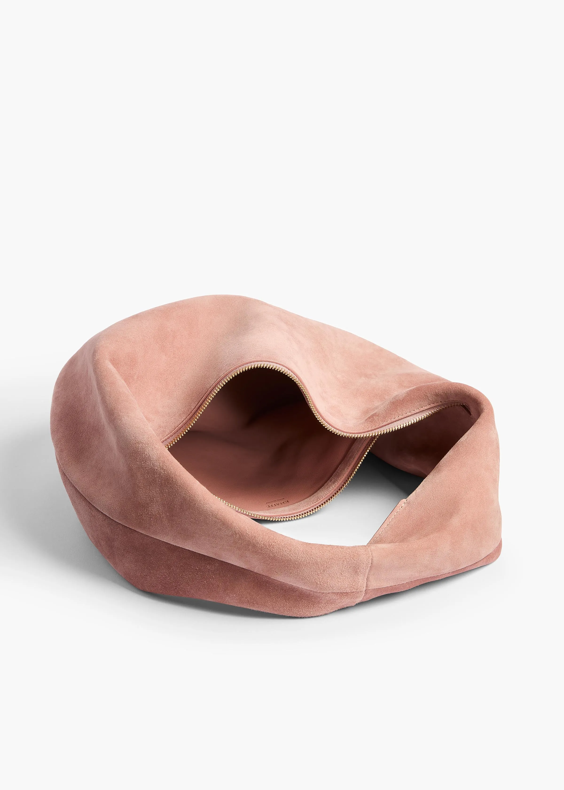 Medium Olivia Hobo in Dusty Pink Suede sold by KHAITE product image thumbnail 3