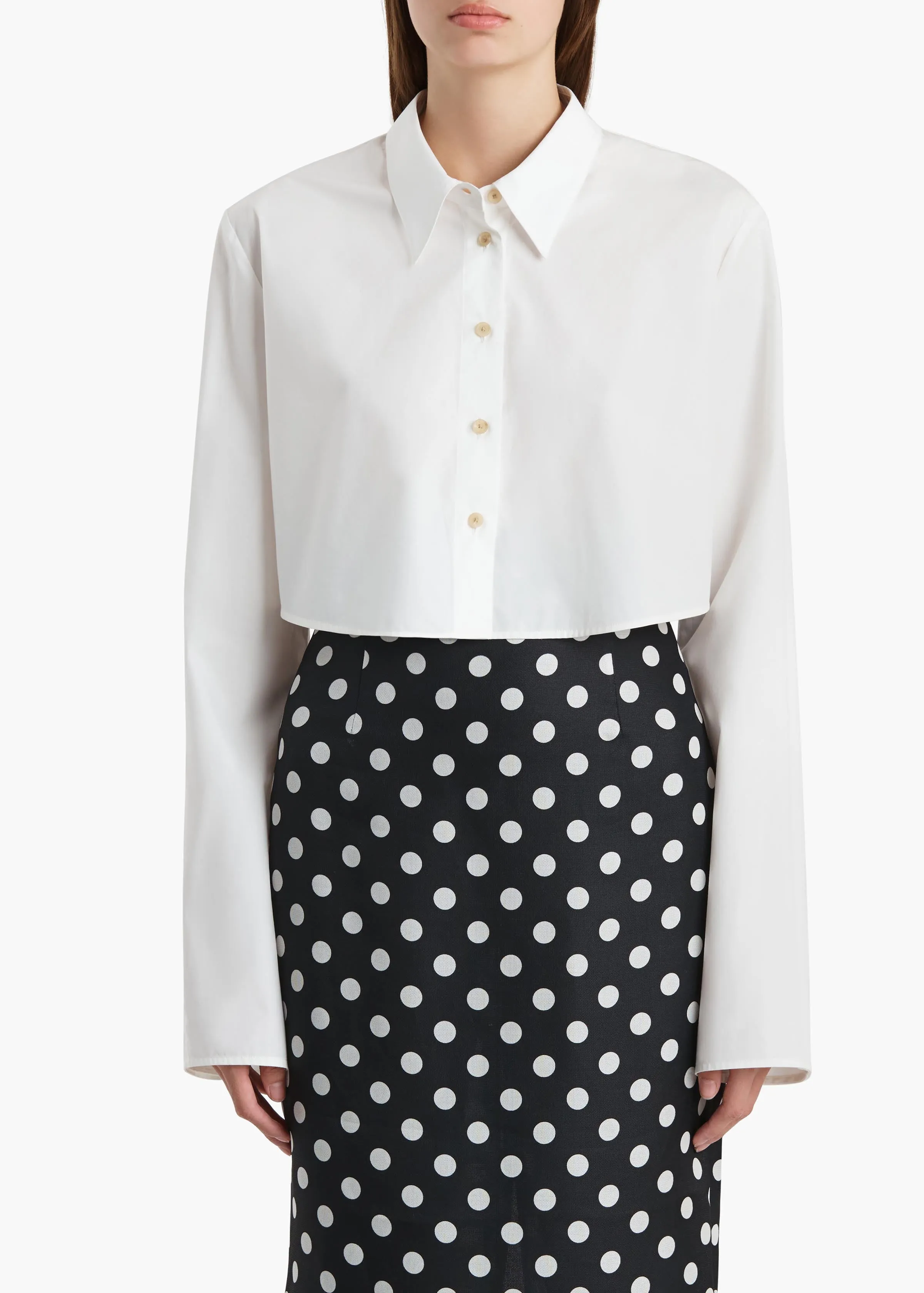 Fritz Top in Chalk sold by KHAITE product image thumbnail 3