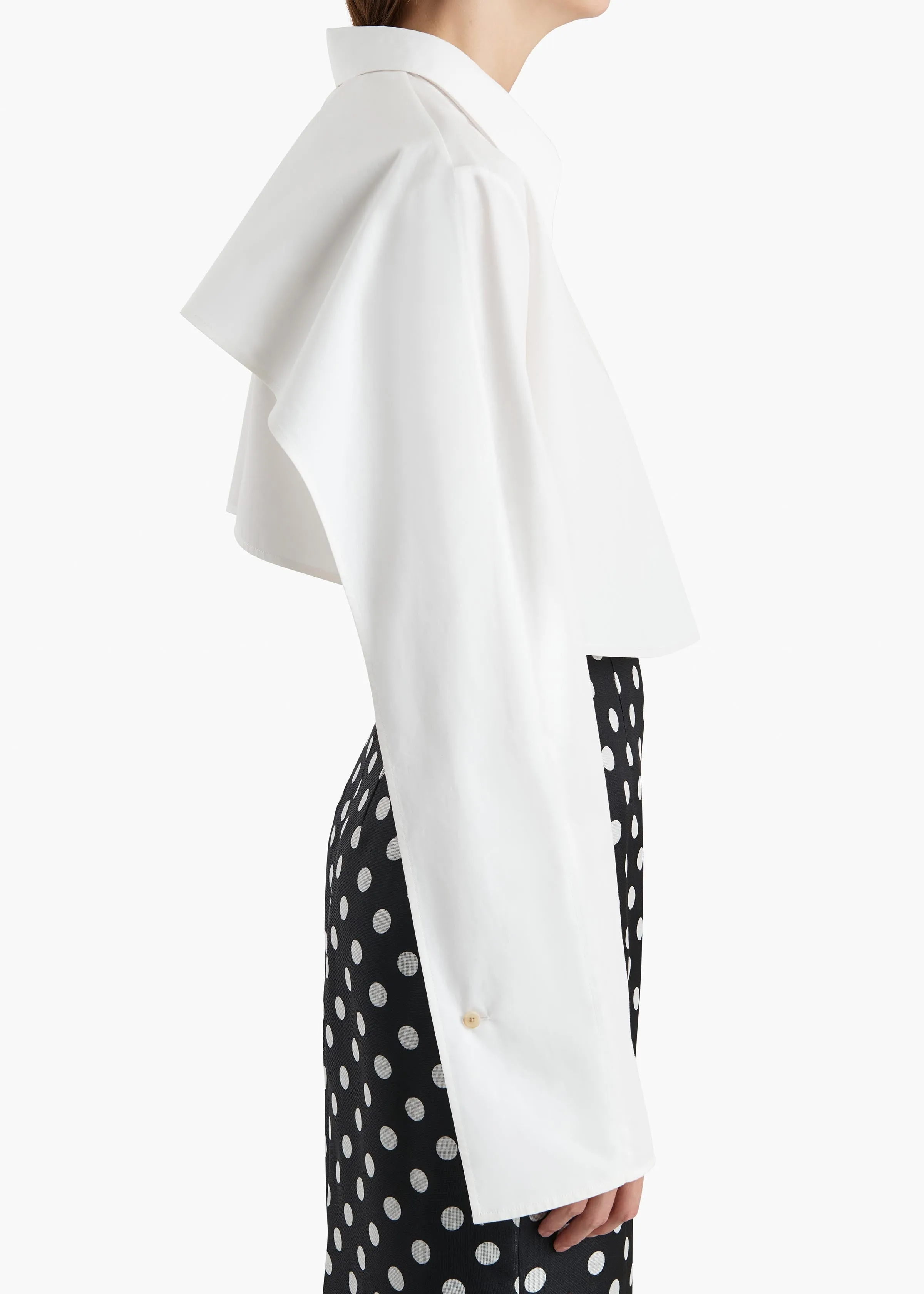 Fritz Top in Chalk sold by KHAITE product image thumbnail 5