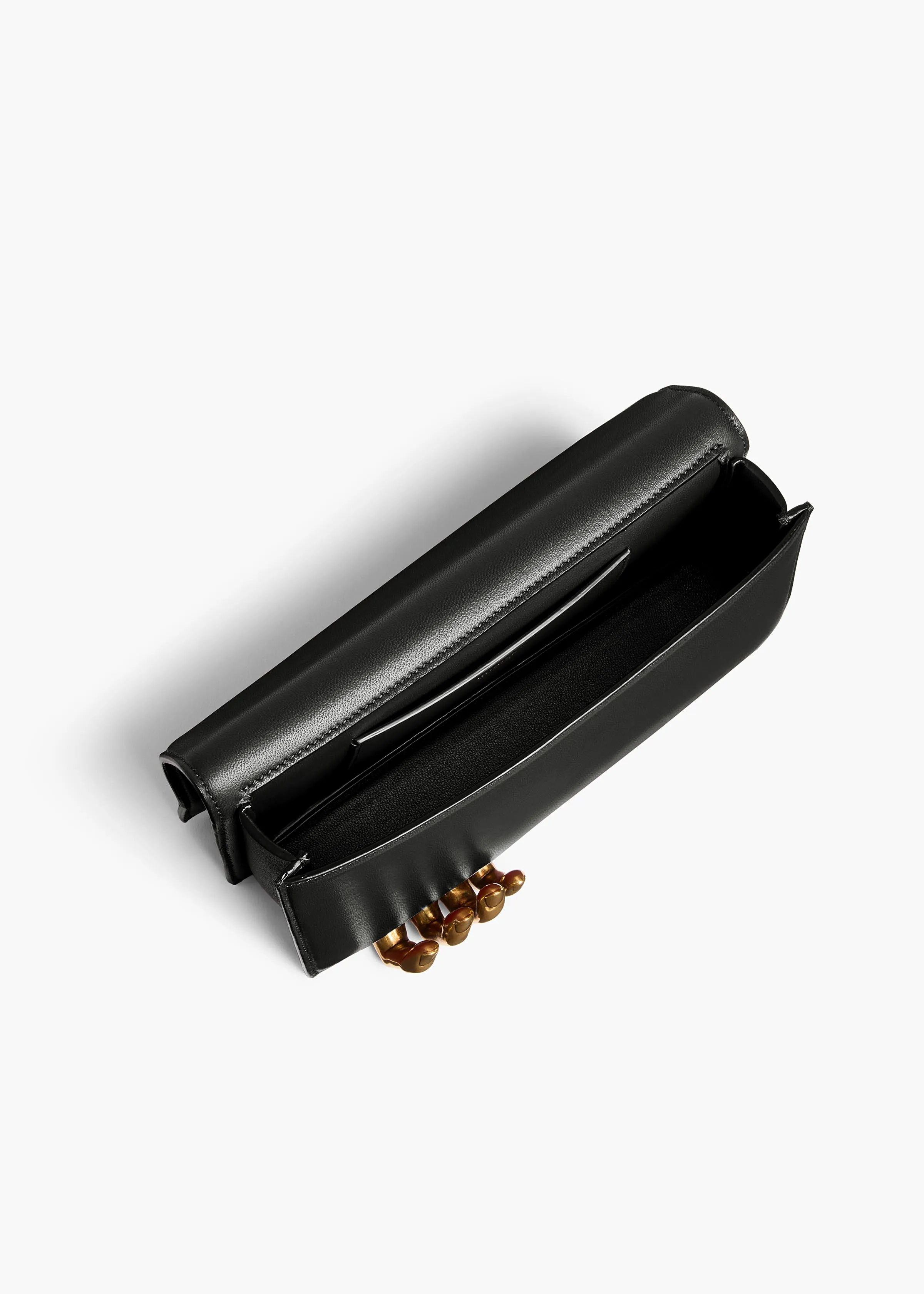 Sculpted Hand Clutch in Black Leather sold by KHAITE product image thumbnail 3