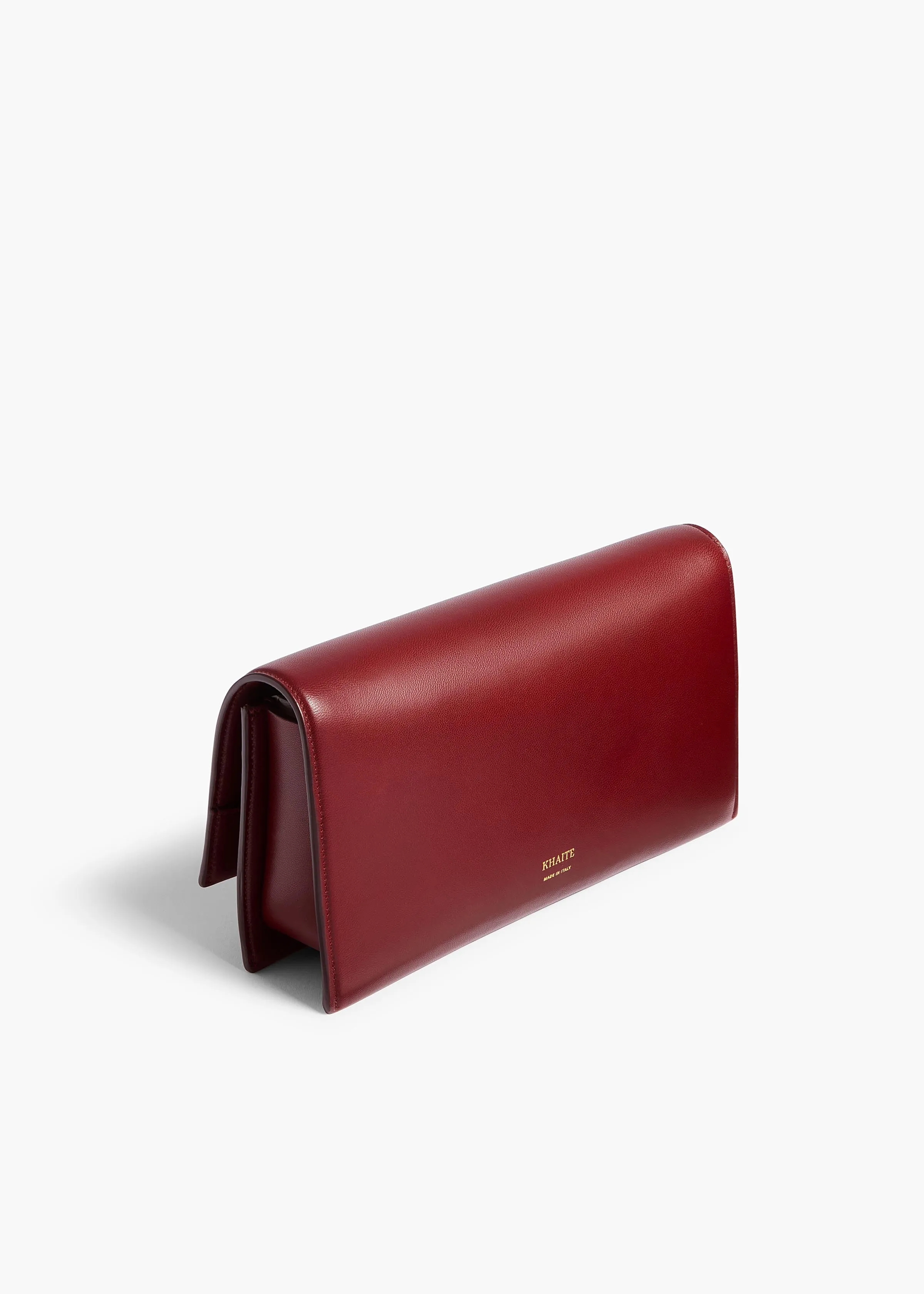 Sculpted Hand Clutch in Oxblood Leather sold by KHAITE product image thumbnail 2