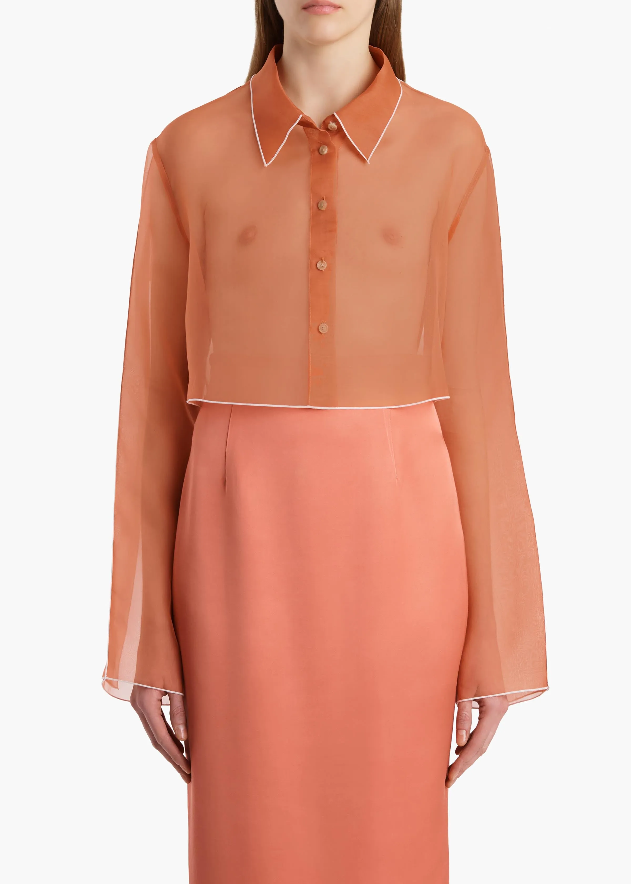 Fritz Top in Dahlia sold by KHAITE product image thumbnail 3