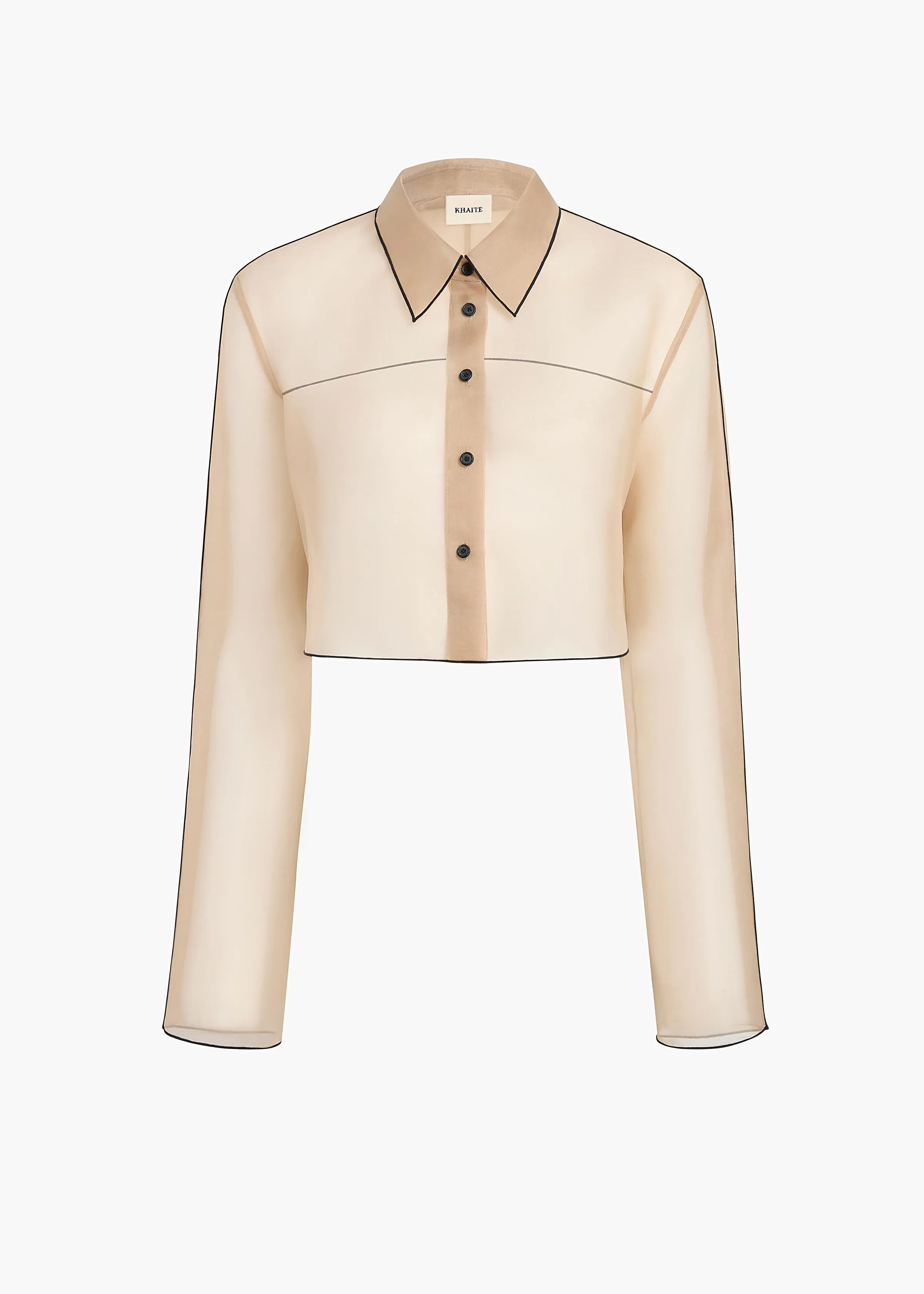 Fritz Top in Tea Stain sold by KHAITE