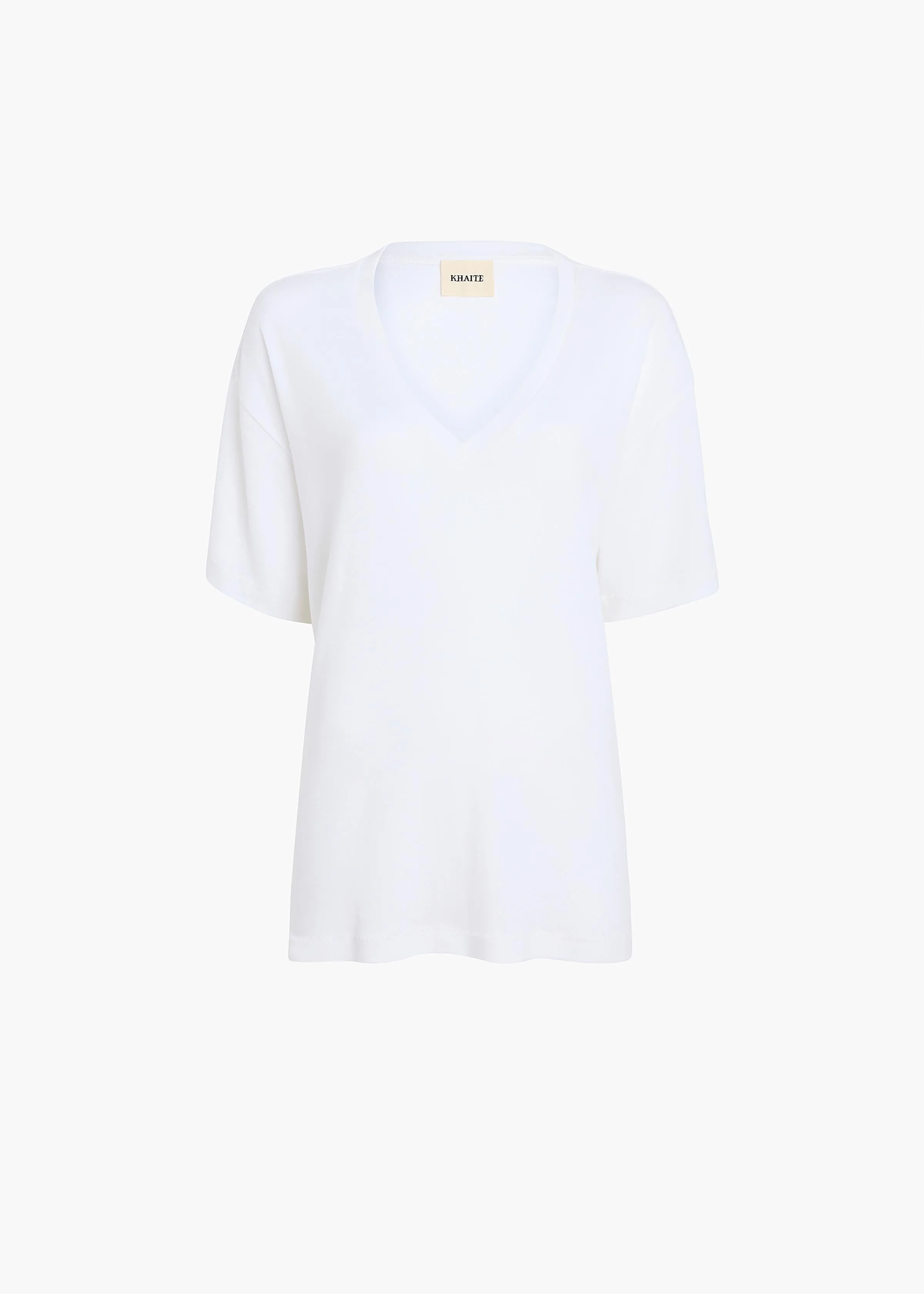 Linda T-Shirt in White sold by KHAITE