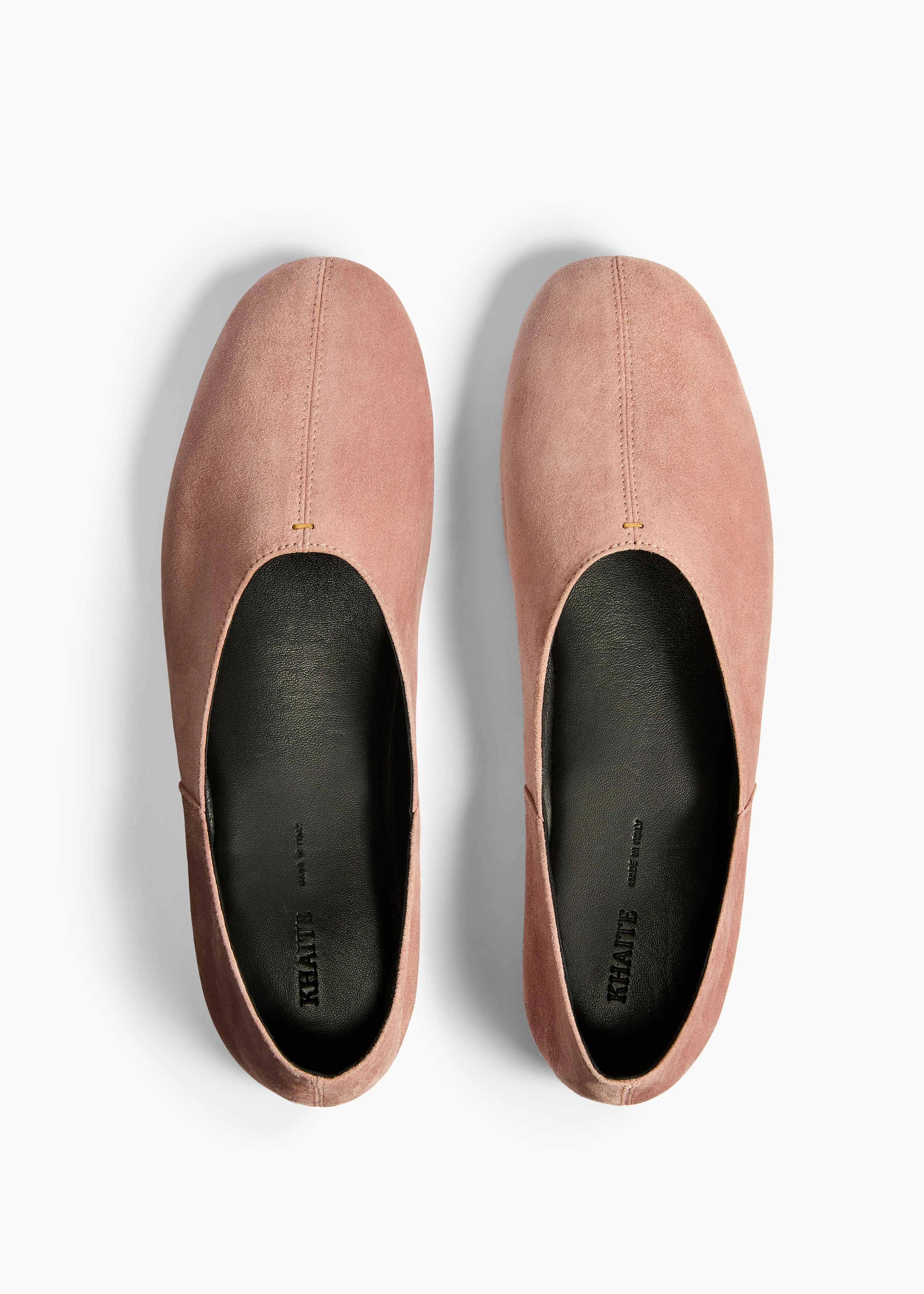 Jane Flat in Dusty Pink Suede sold by KHAITE product image thumbnail 3
