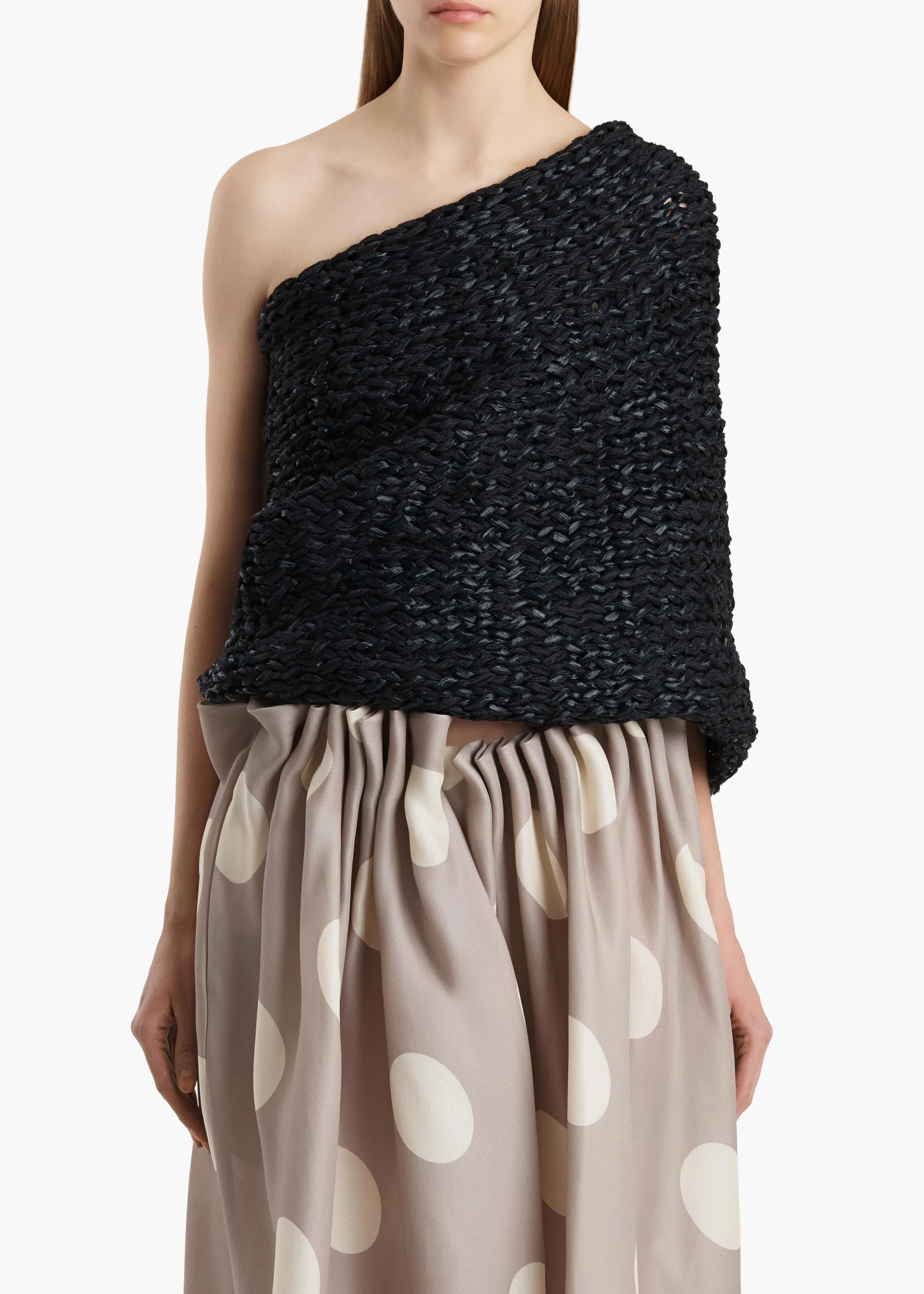 Addison Shawl in Black sold by KHAITE product image thumbnail 3