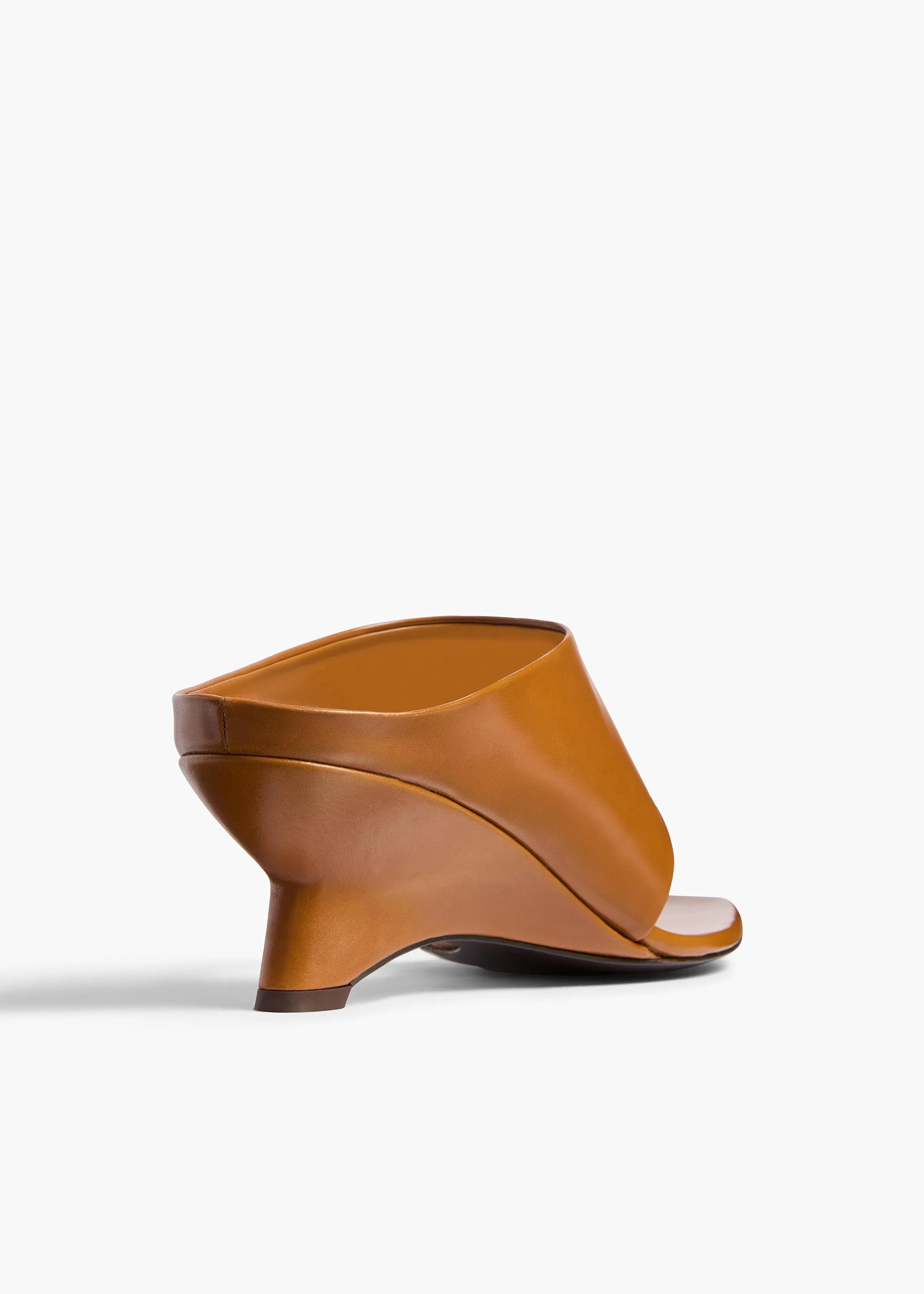 Marlow Mule in Cuoio Glazed Leather sold by KHAITE product image thumbnail 4
