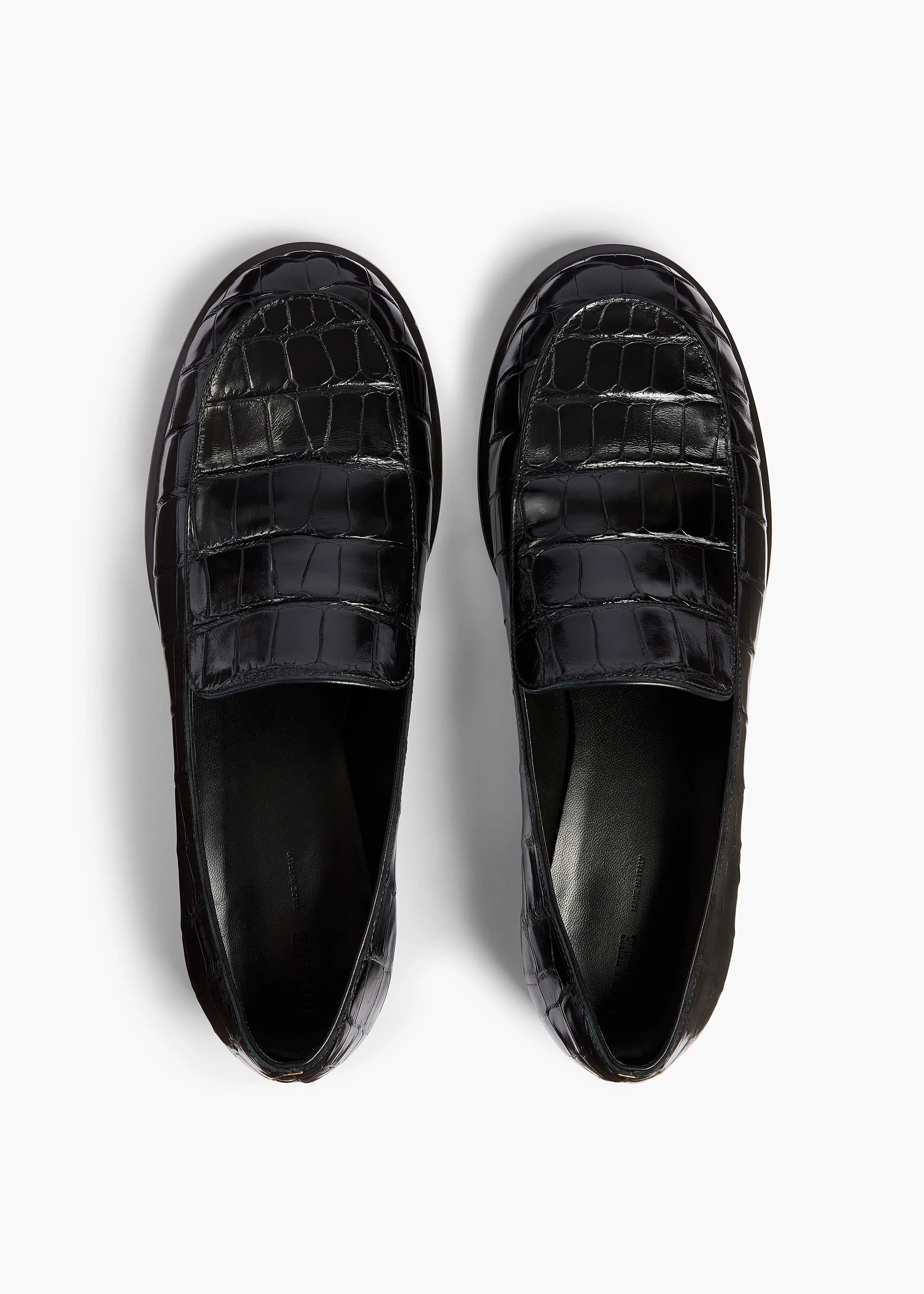 Miles Loafer in Black Alligator sold by KHAITE product image thumbnail 3