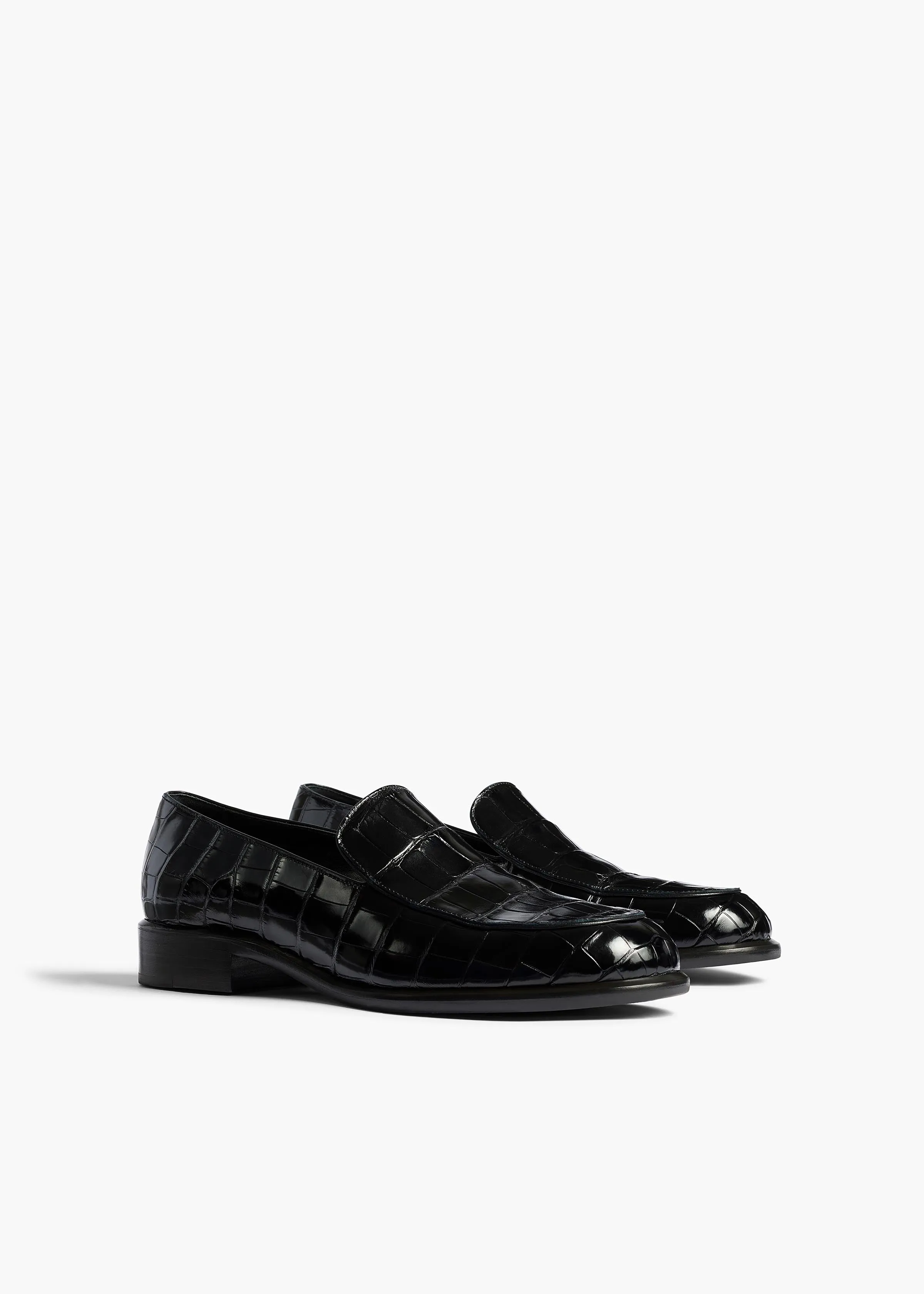 Miles Loafer in Black Alligator sold by KHAITE product image thumbnail 2