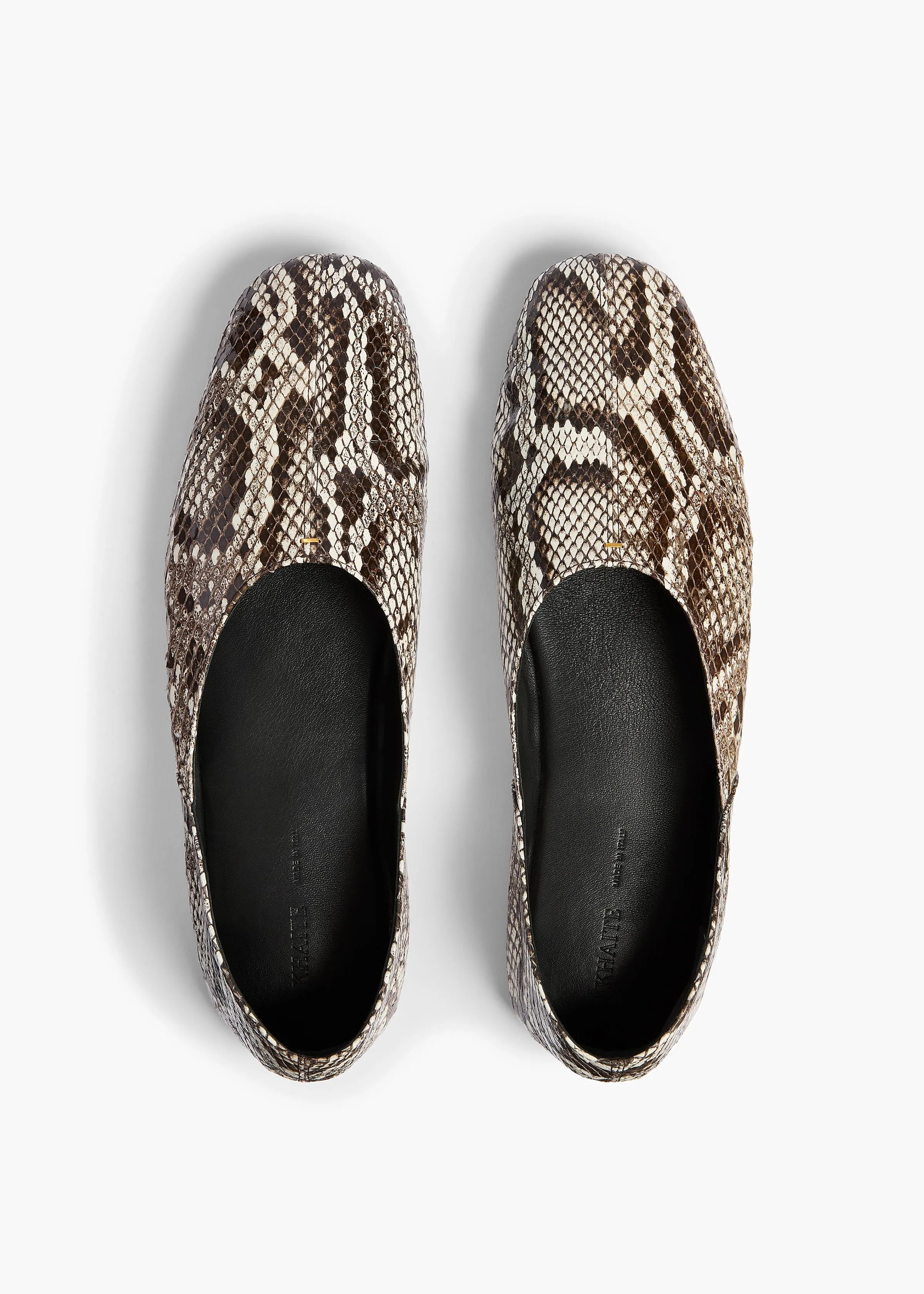 Jane Flat in Natural Python sold by KHAITE product image thumbnail 3