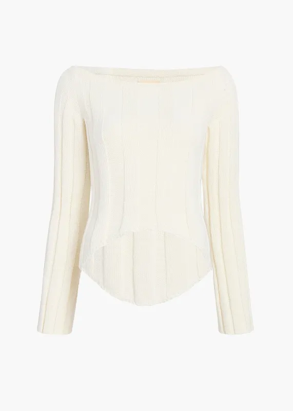 Sylas Sweater in Glaze sold by KHAITE