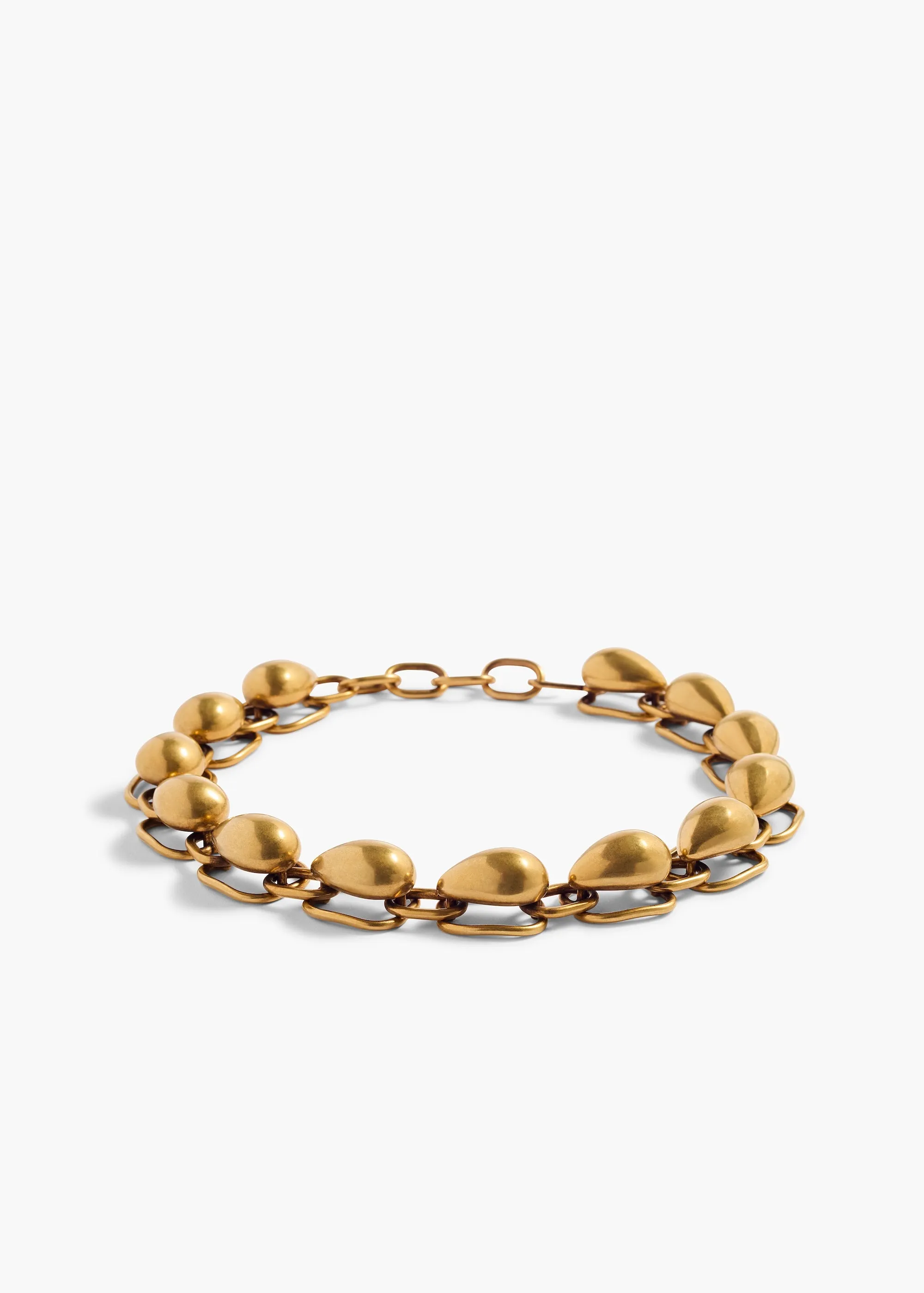 Cyclone Chain Necklace in Antique Gold sold by KHAITE product image thumbnail 2