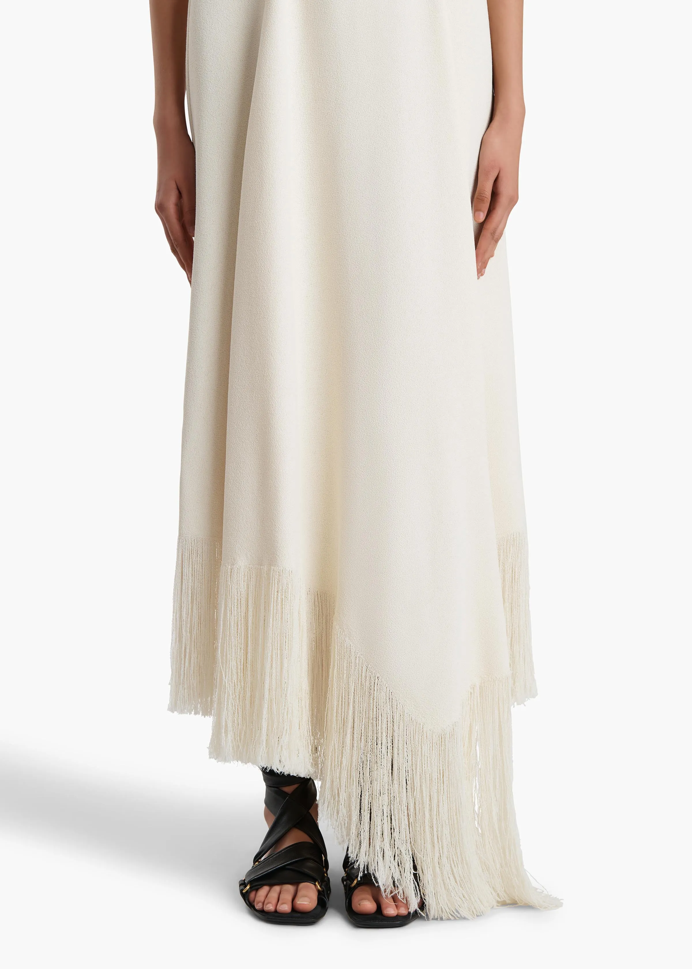 Vivian Dress in Cream sold by KHAITE product image thumbnail 4