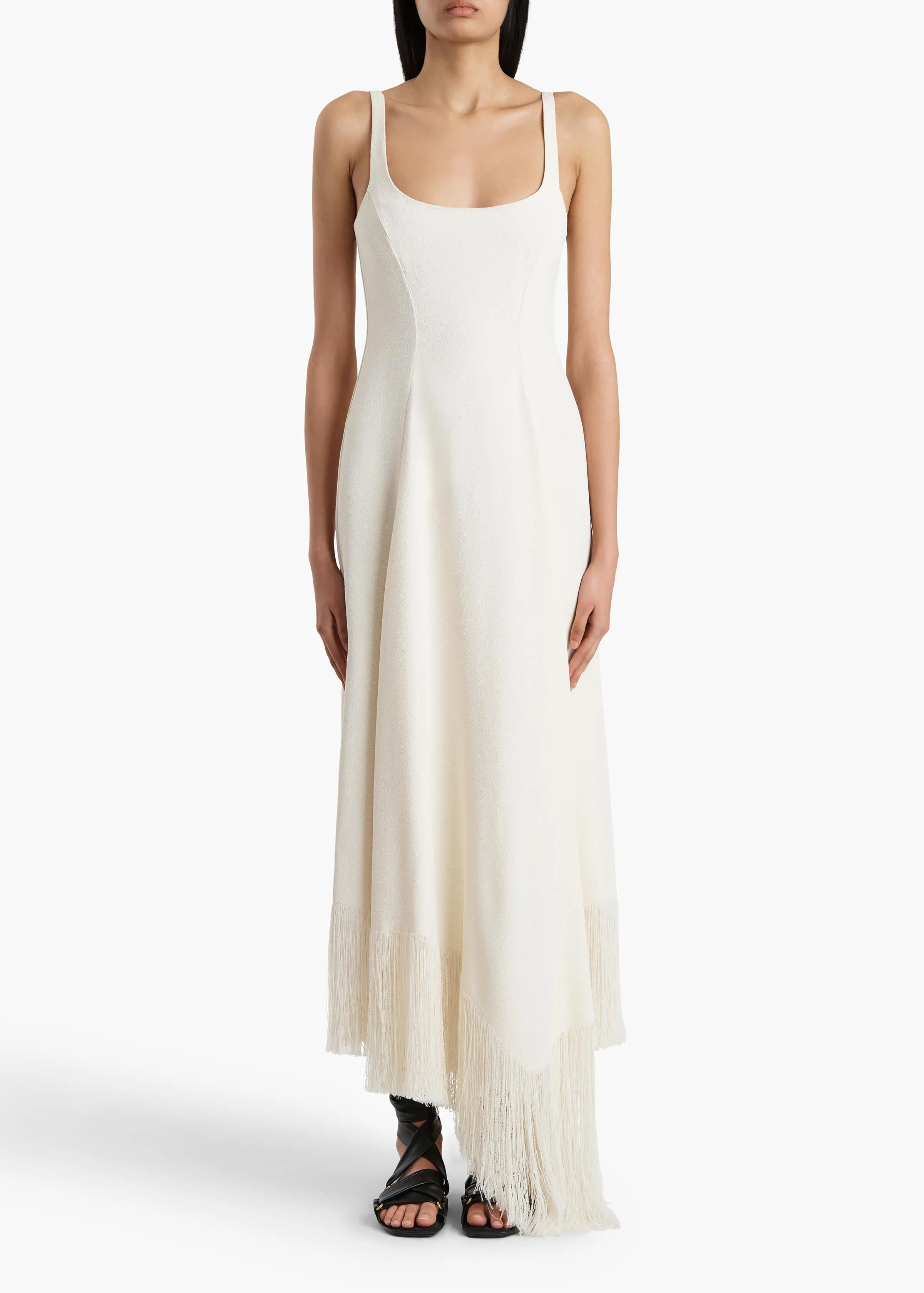 Vivian Dress in Cream sold by KHAITE product image thumbnail 2