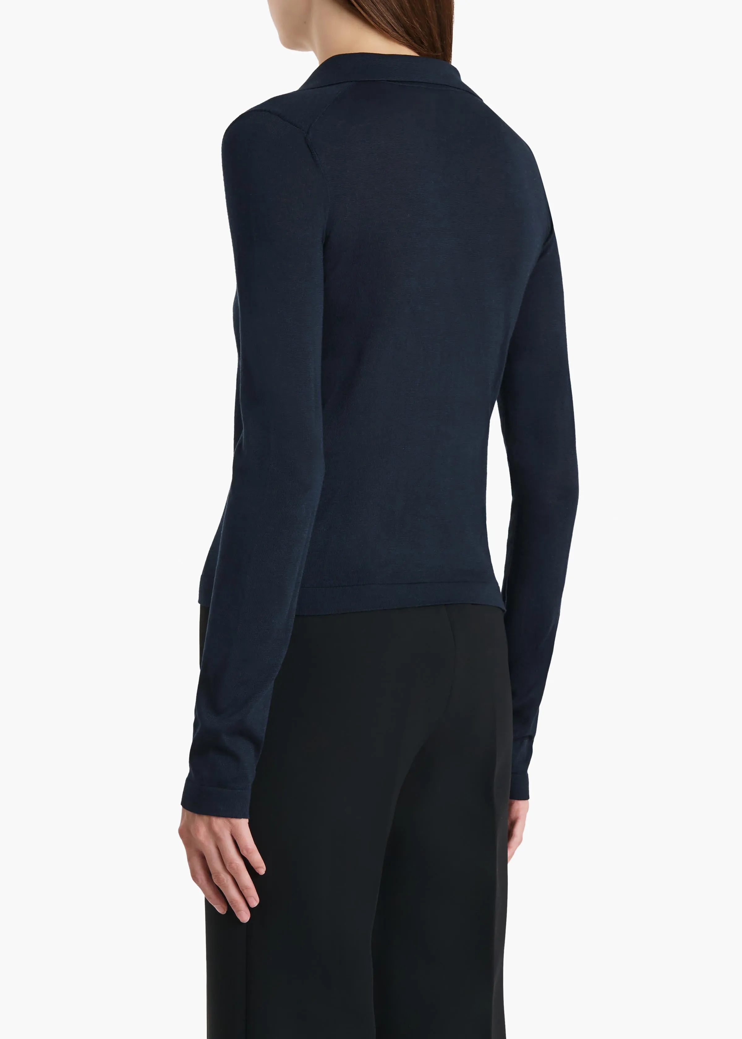 Mikel Top in Midnight sold by KHAITE product image thumbnail 4