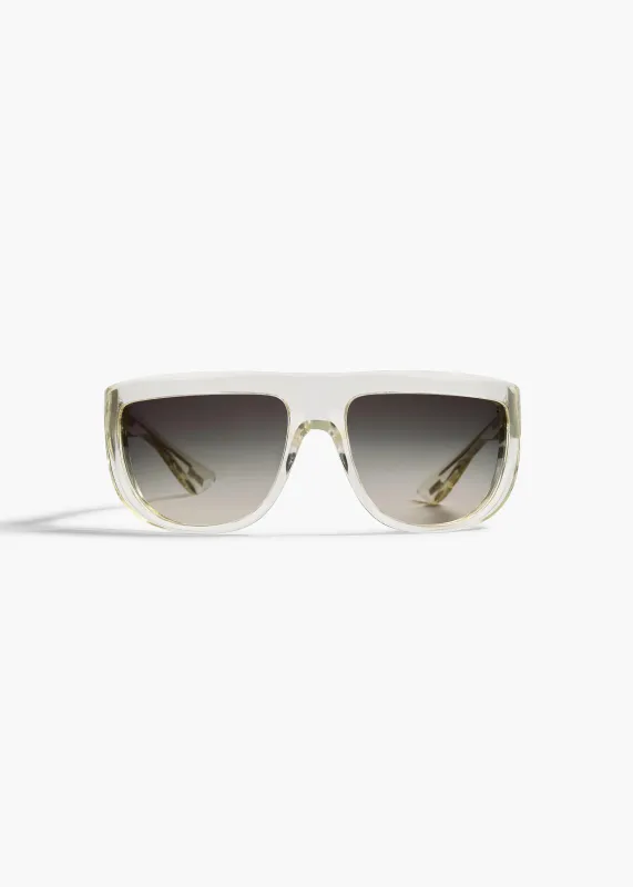 KHAITE x Oliver Peoples 1974C in Pale Citrine and Grey Gradient made by KHAITE