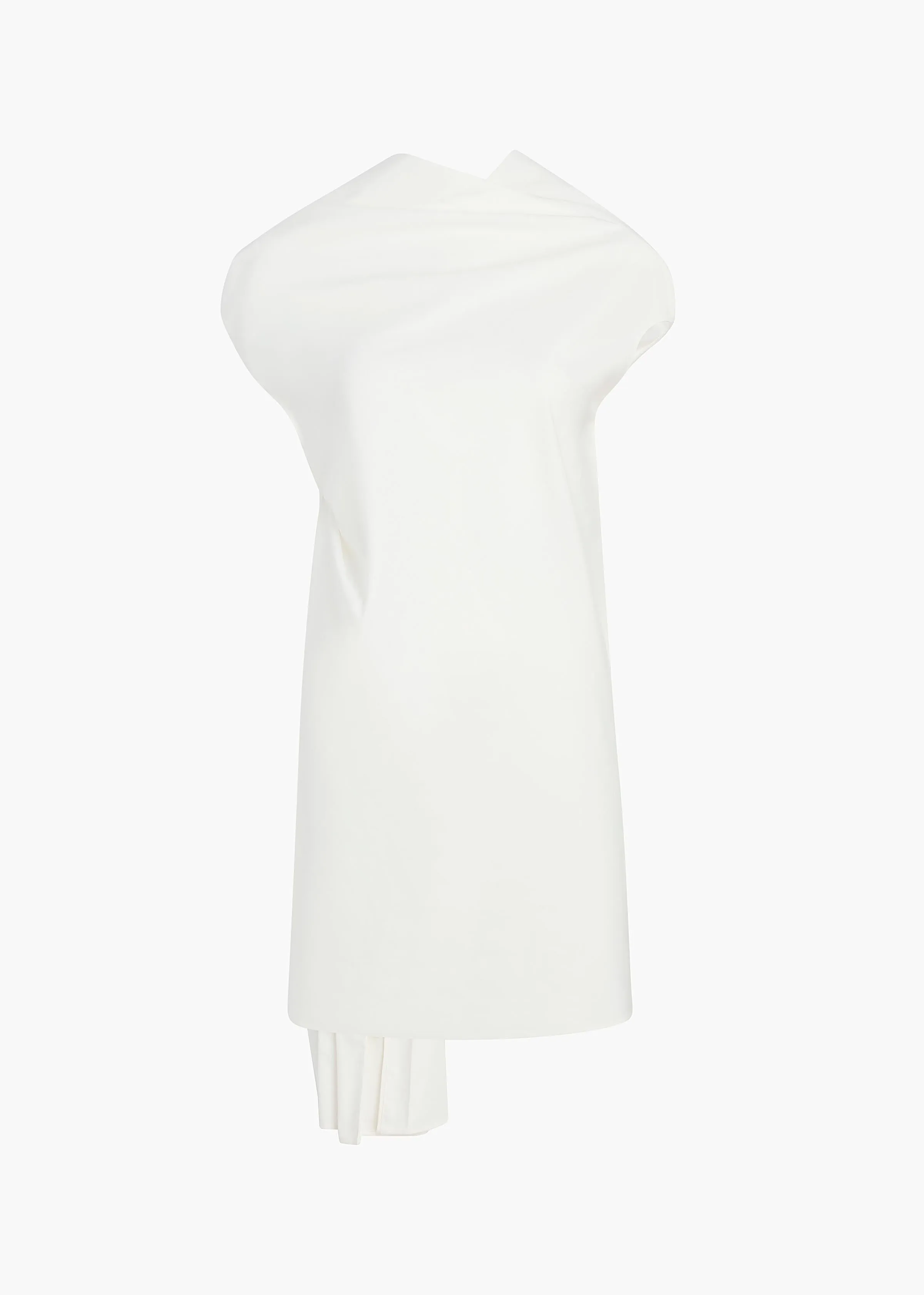 Tatia Dress in Chalk sold by KHAITE