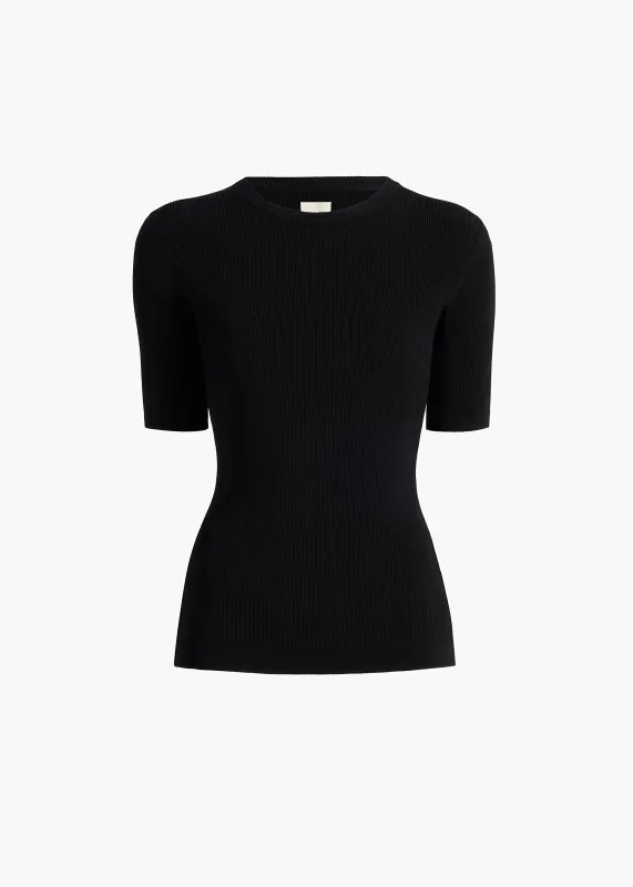 Maj Top in Black sold by KHAITE