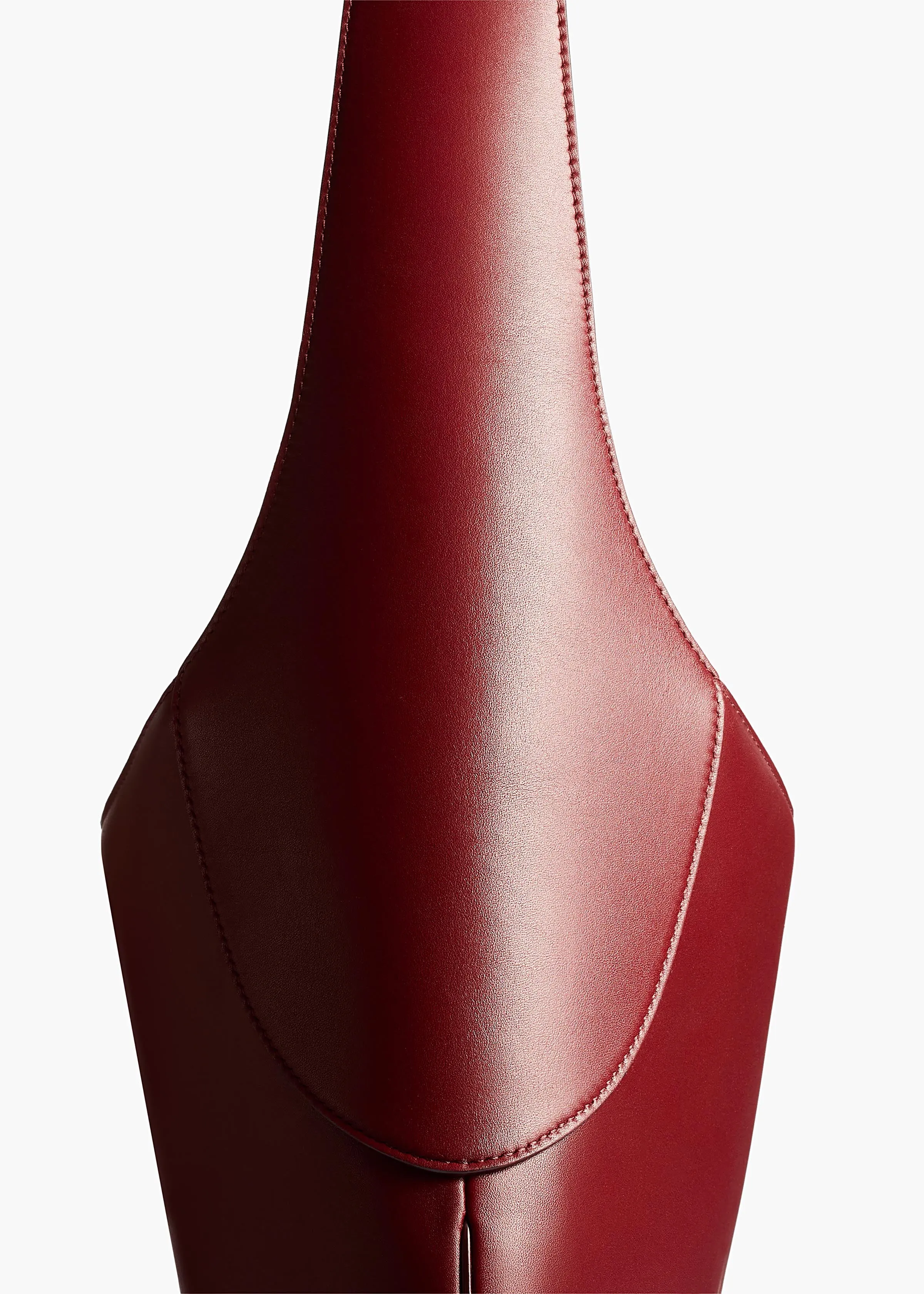 Large Joan Hobo in Oxblood Leather sold by KHAITE product image thumbnail 4