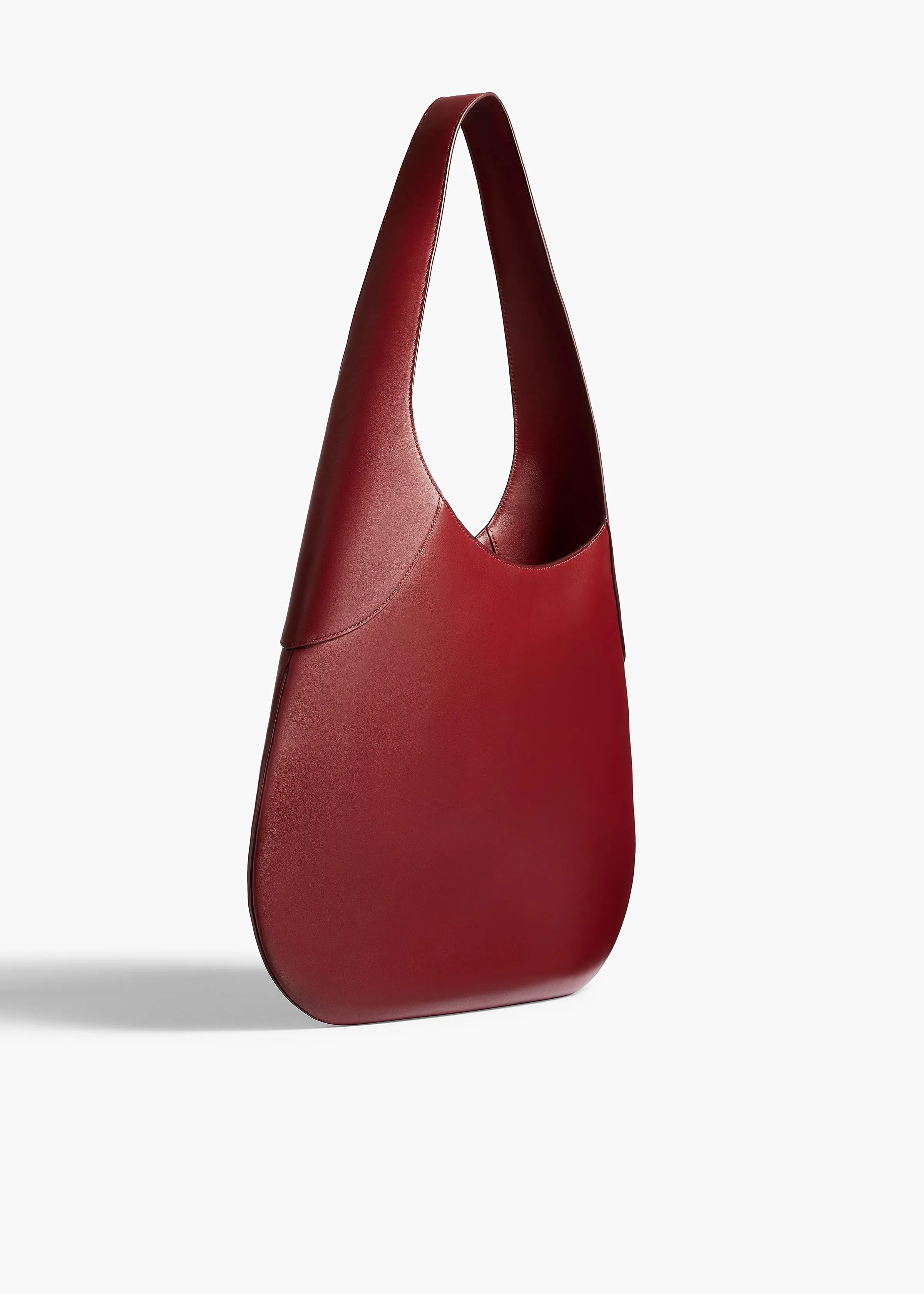 Large Joan Hobo in Oxblood Leather sold by KHAITE product image thumbnail 2